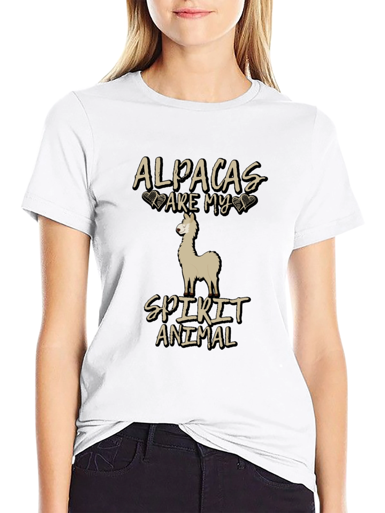 Alpacas are My Spirit Animal T-Shirt