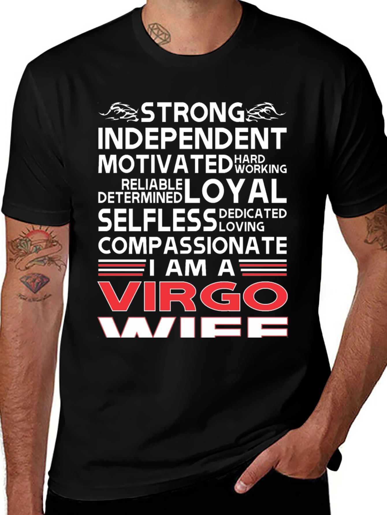 Virgo Wife T-Shirt: Strong Independent Loyal