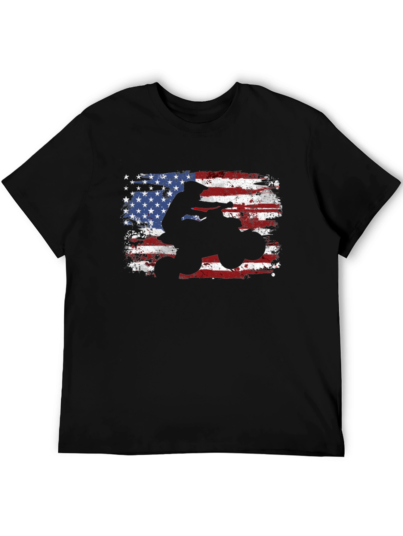 American Flag ATV Rider T-Shirt