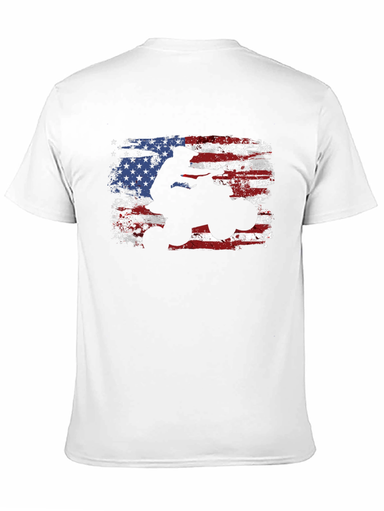 American Flag ATV Rider T-Shirt