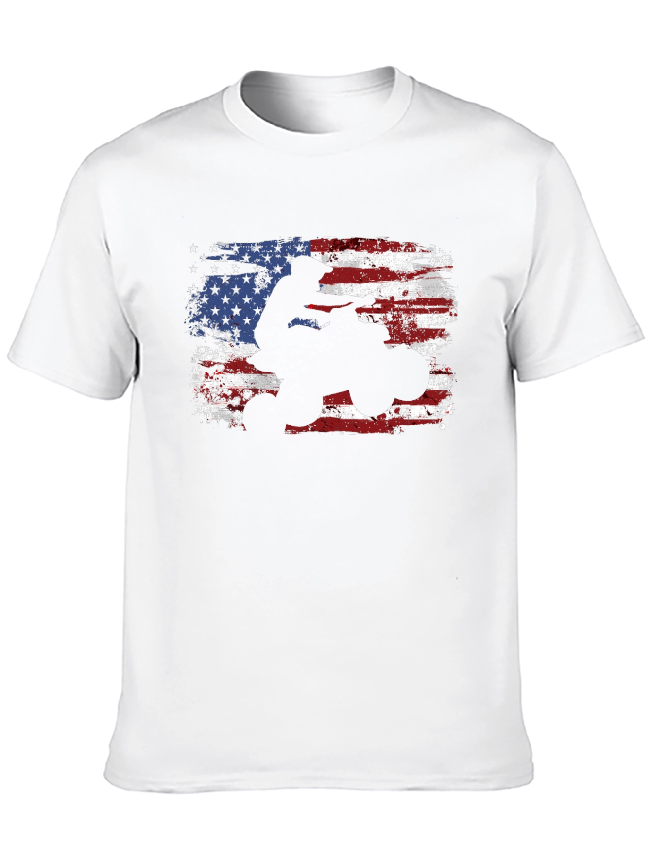 American Flag ATV Rider T-Shirt