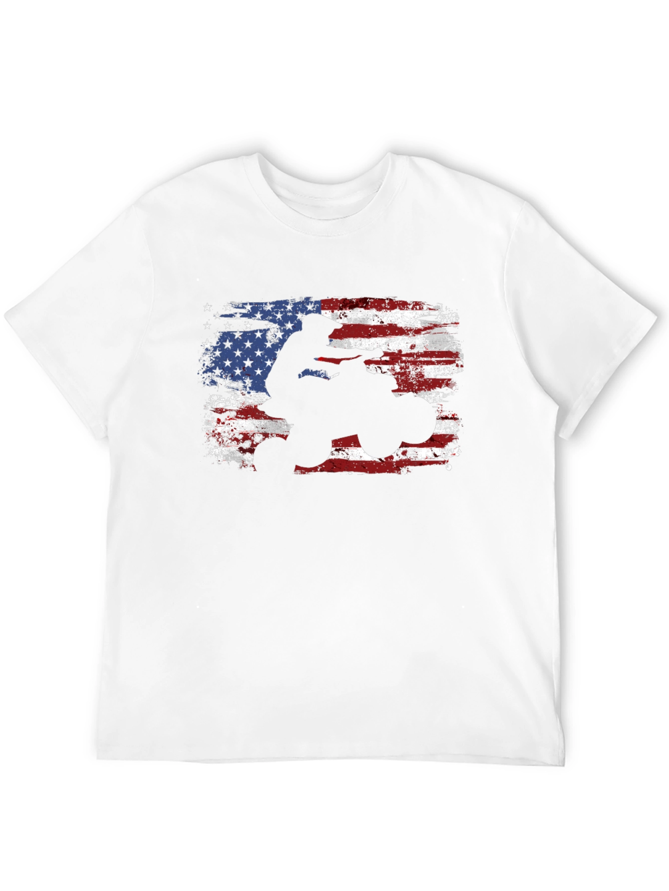 American Flag ATV Rider T-Shirt
