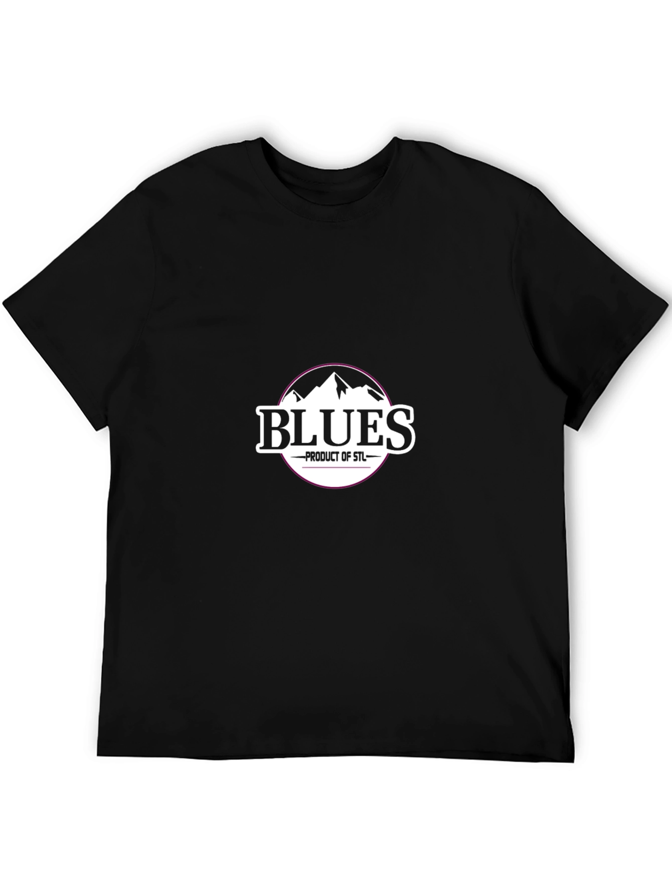 Blues STL Mountain Graphic T-Shirt