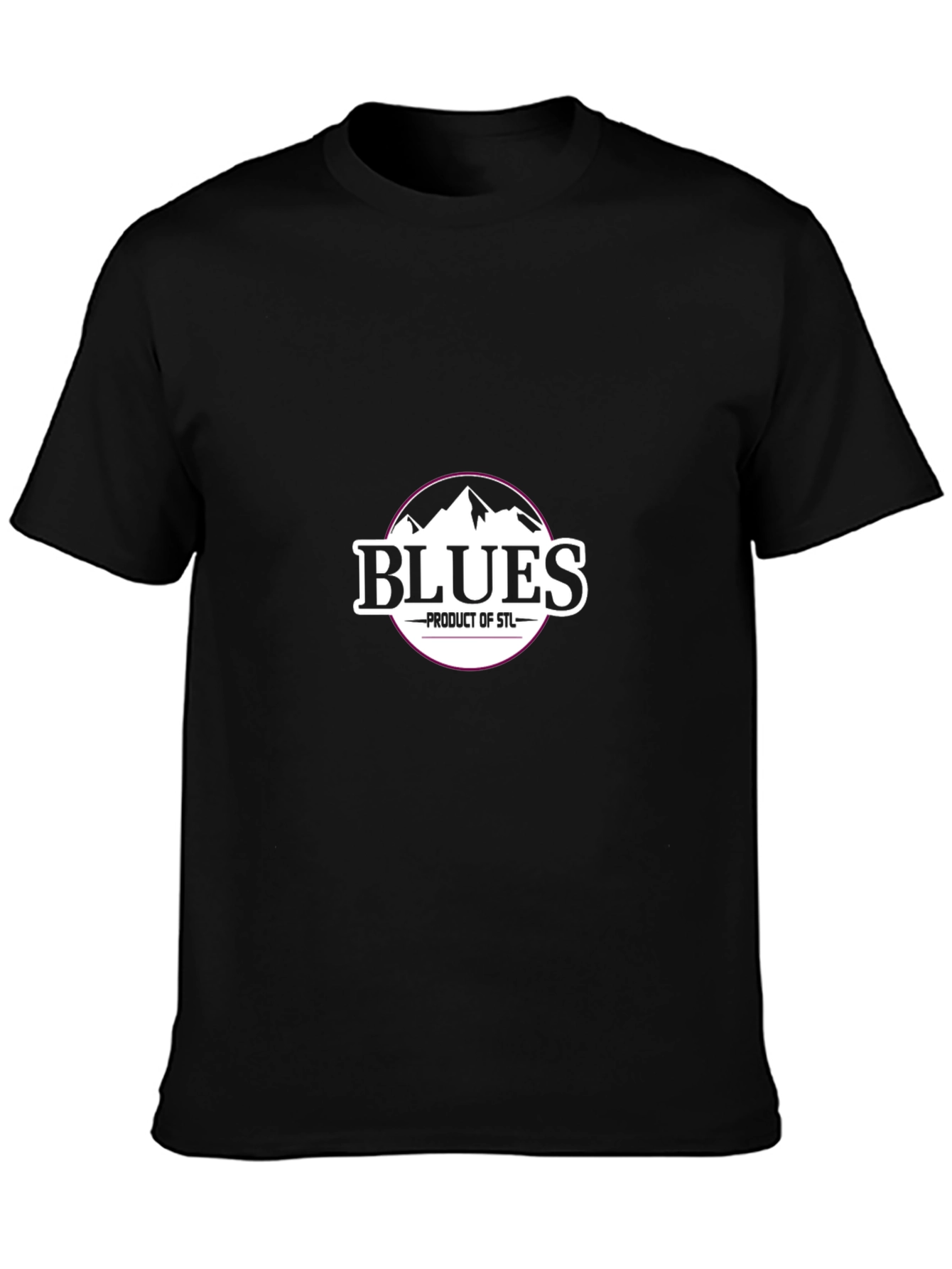 Blues STL Mountain Graphic T-Shirt
