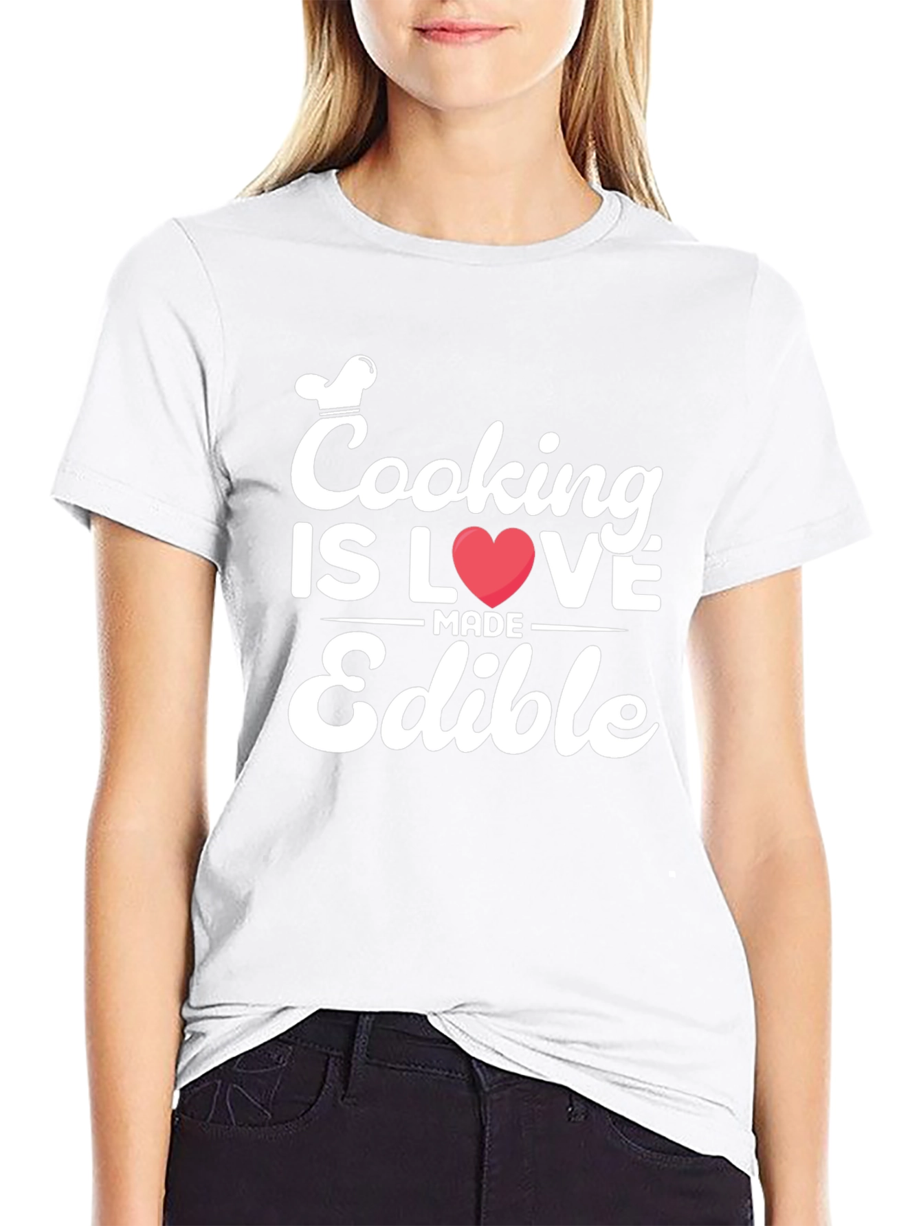 Cooking Is Love Made Edible Graphic Tee