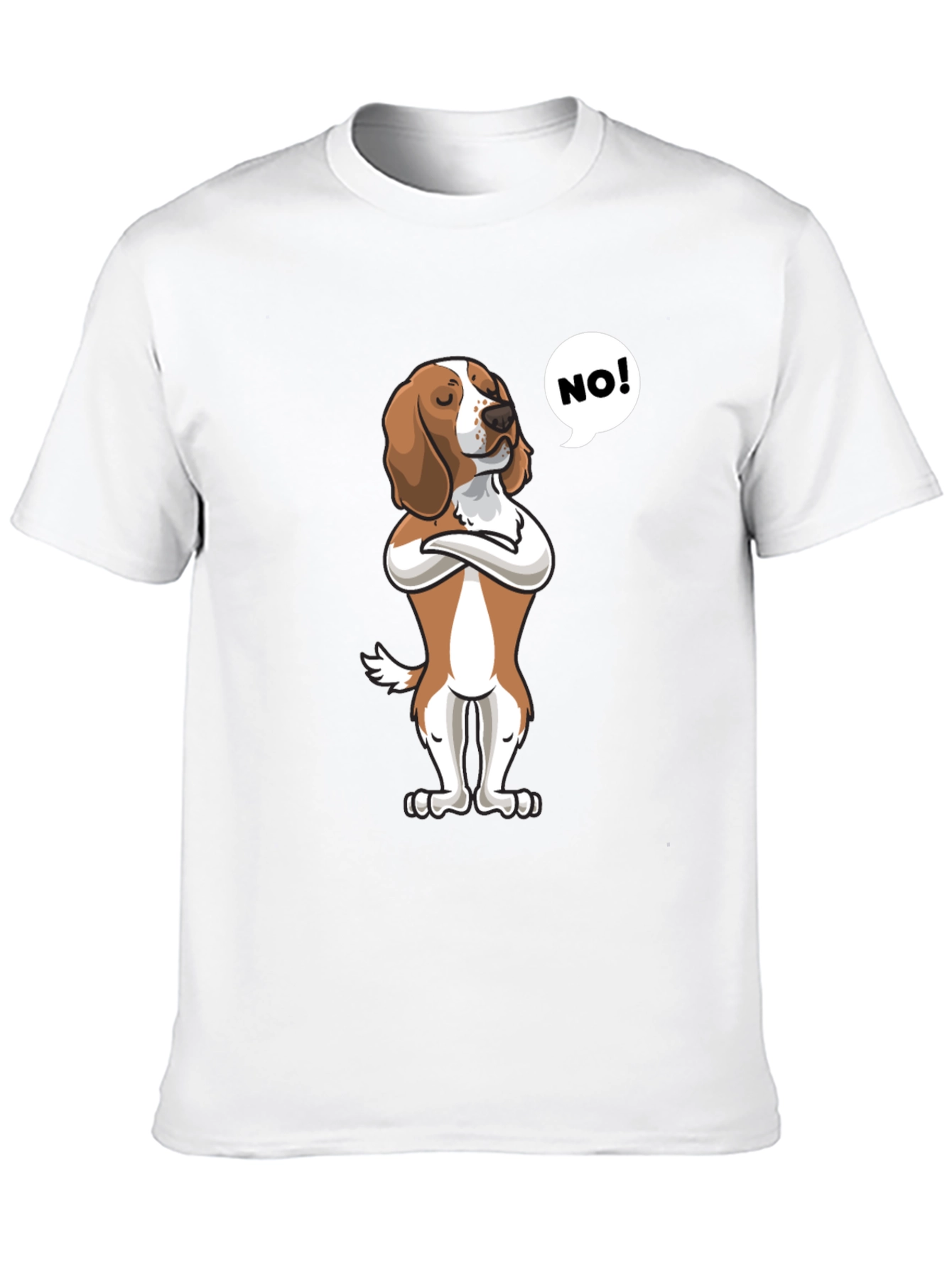 Funny Dog T-Shirt - Beagle Says No!
