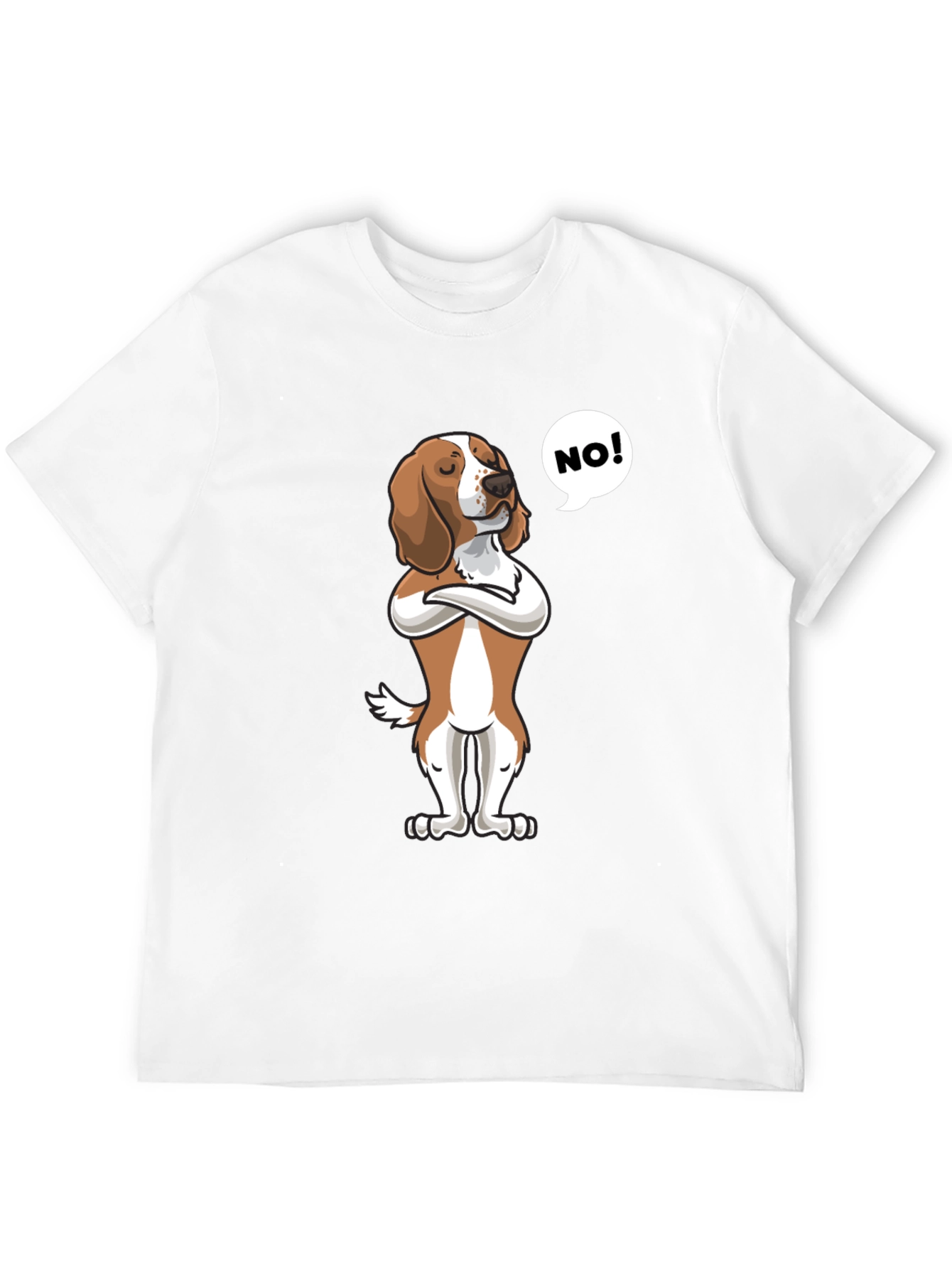 Funny Dog T-Shirt - Beagle Says No!