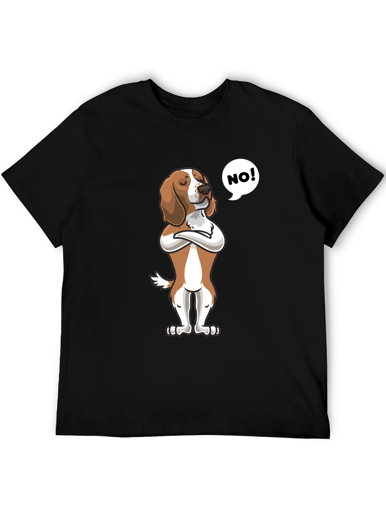 Funny Dog T-Shirt - Beagle Says No!