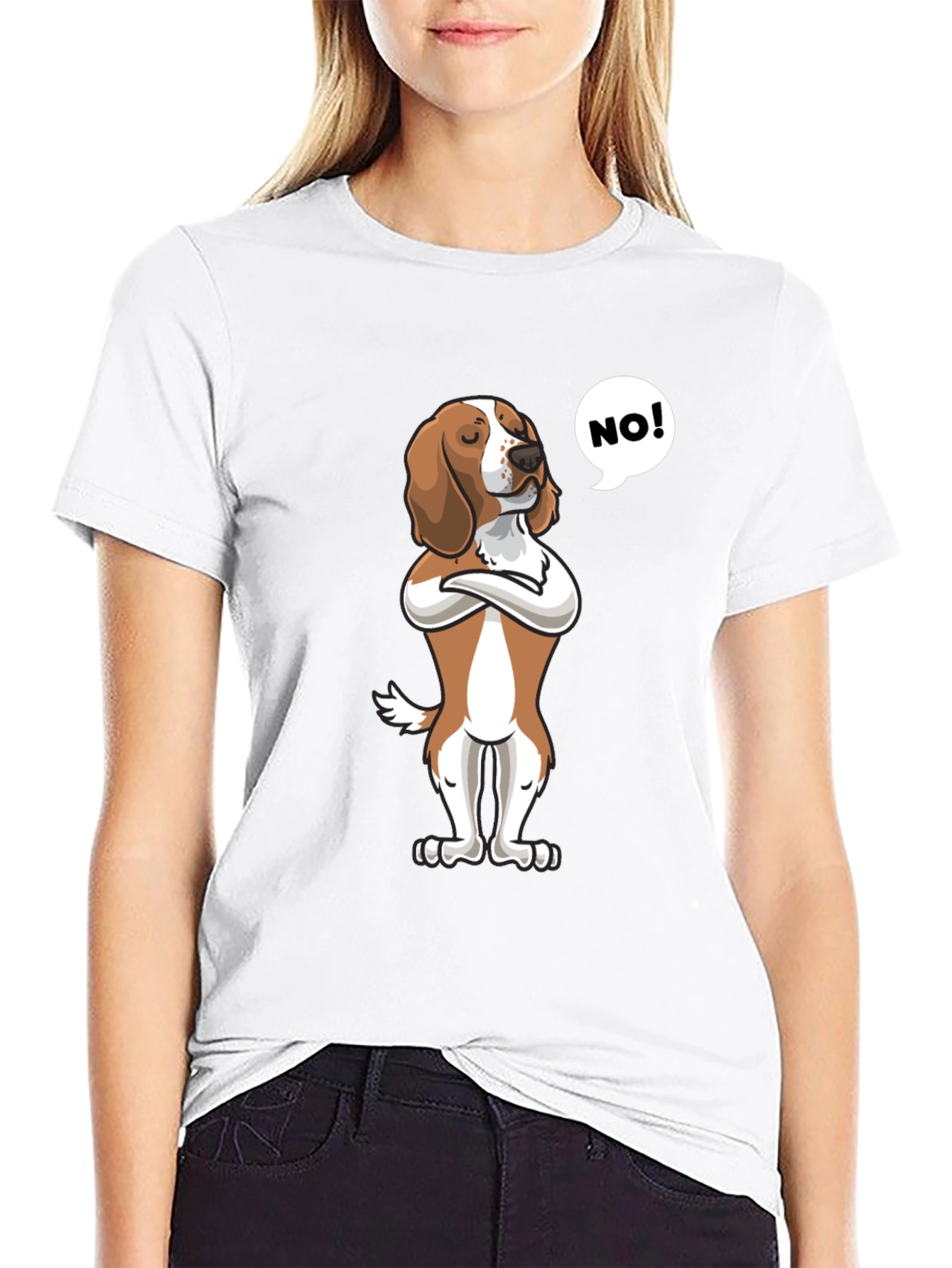Funny Dog T-Shirt - Beagle Says No!