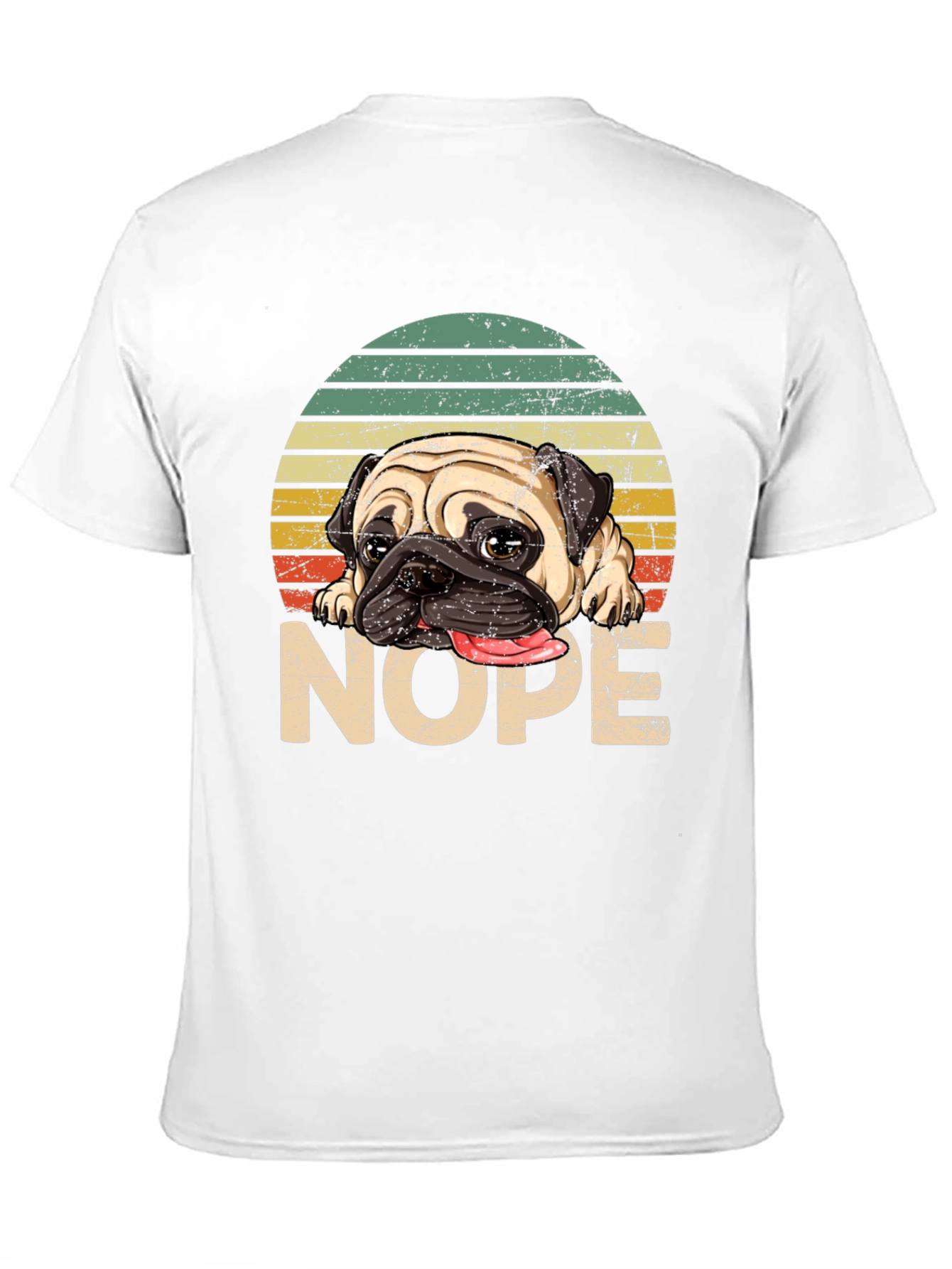 Pug Nope T-Shirt - Funny Dog Lover Tee