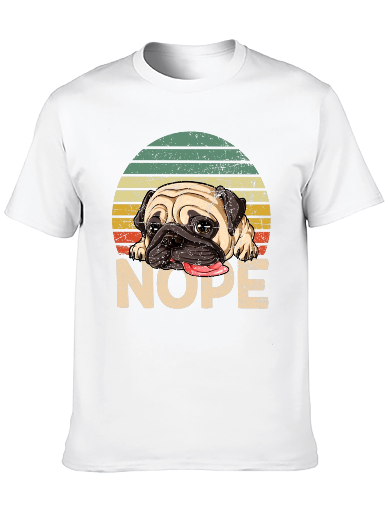 Pug Nope T-Shirt - Funny Dog Lover Tee