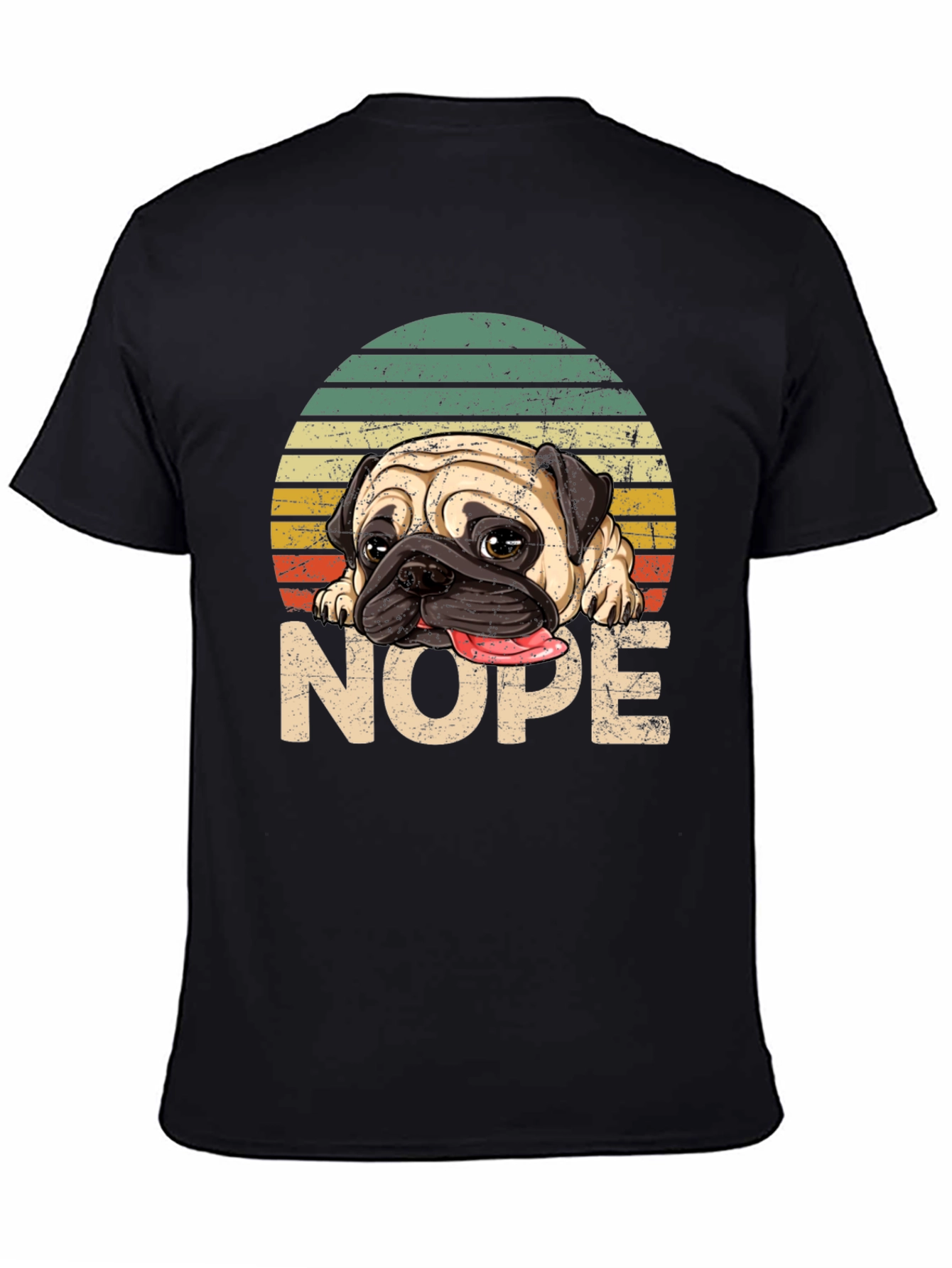 Pug Nope T-Shirt - Funny Dog Lover Tee