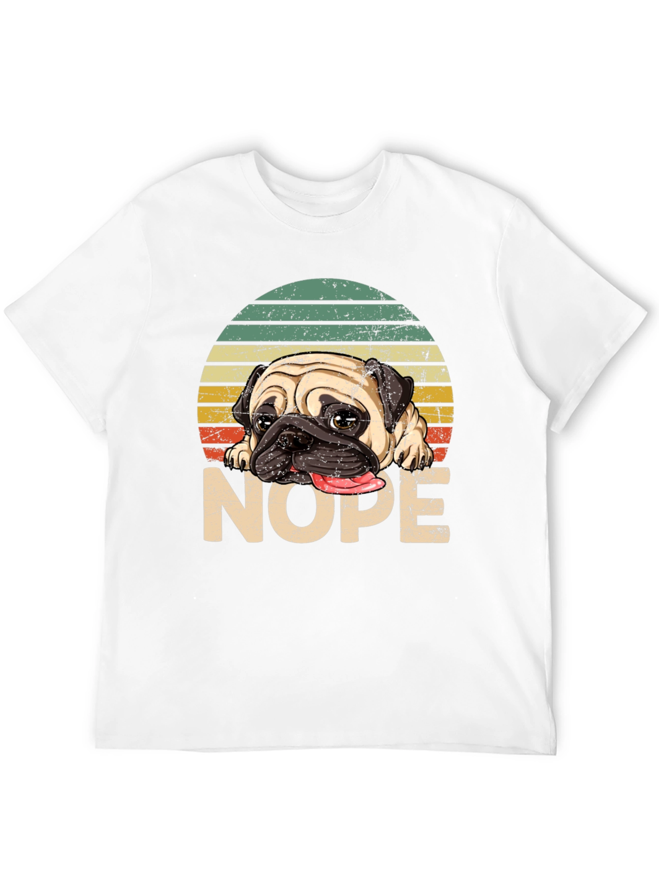 Pug Nope T-Shirt - Funny Dog Lover Tee