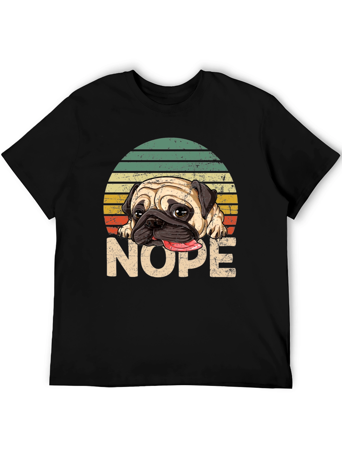 Pug Nope T-Shirt - Funny Dog Lover Tee