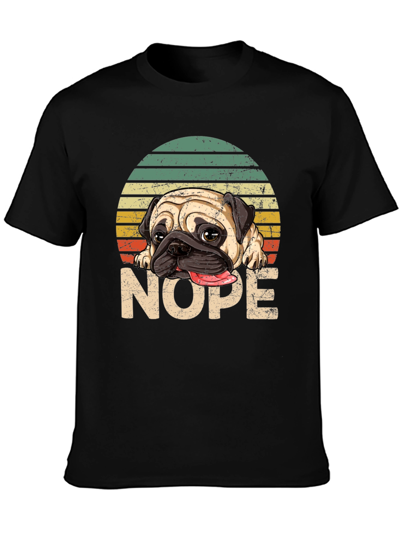 Pug Nope T-Shirt - Funny Dog Lover Tee