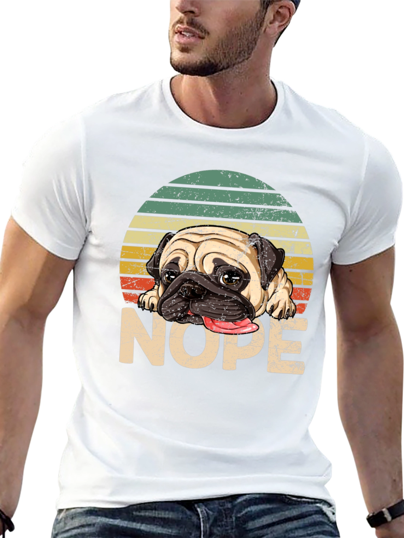 Pug Nope T-Shirt - Funny Dog Lover Tee