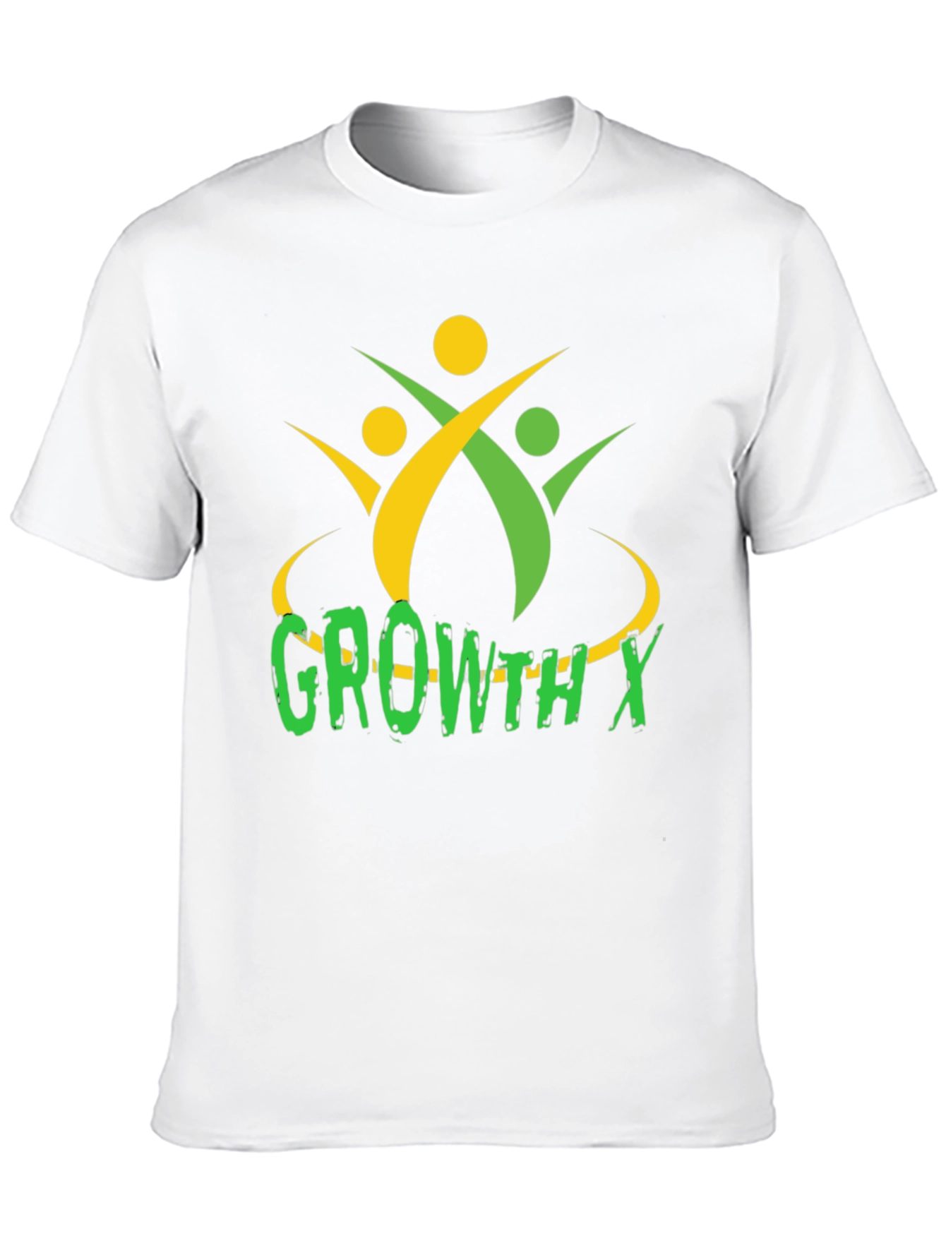 GrowthX Graphic Tee - Black Cotton T-Shirt