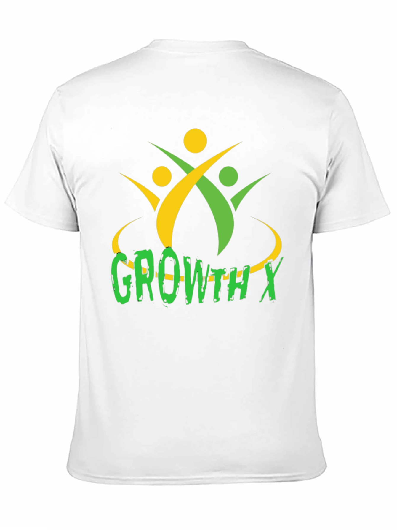 GrowthX Graphic Tee - Black Cotton T-Shirt