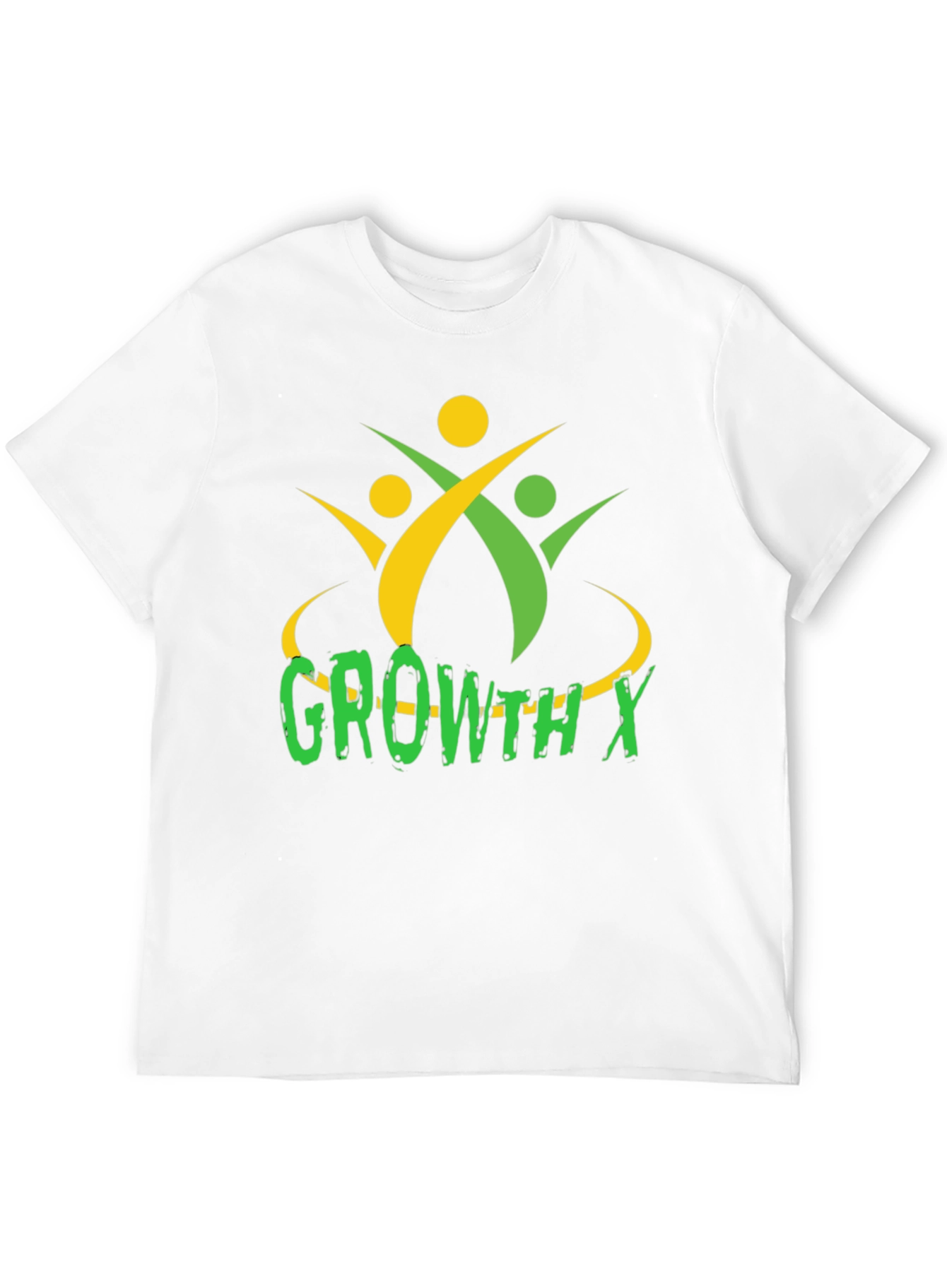 GrowthX Graphic Tee - Black Cotton T-Shirt