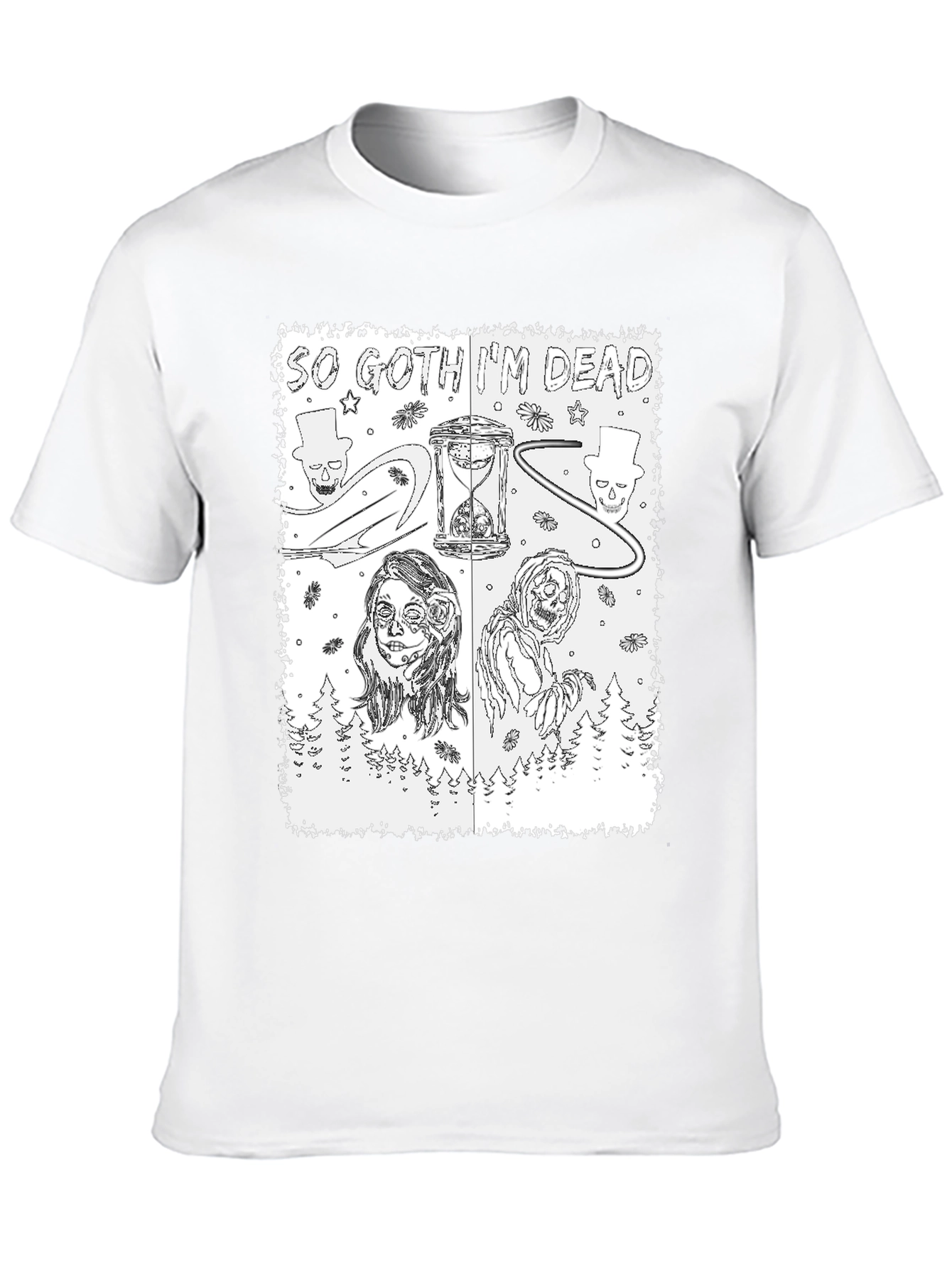 So Goth Im Dead Graphic Tee