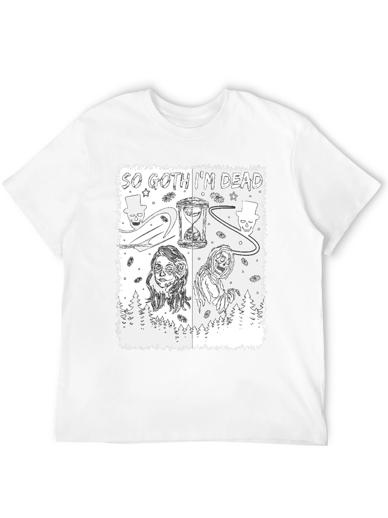 So Goth Im Dead Graphic Tee