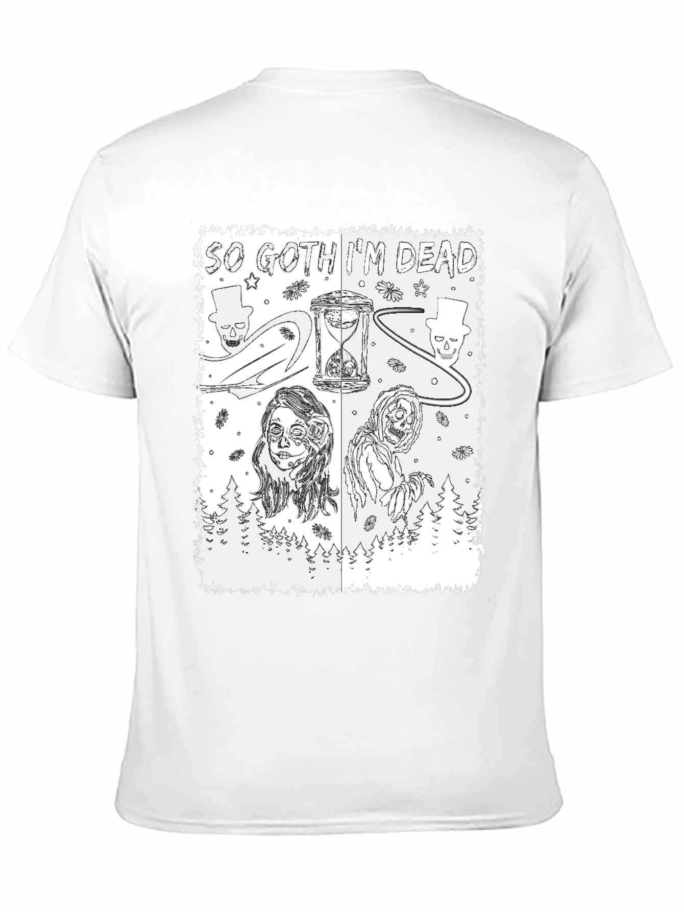 So Goth Im Dead Graphic Tee