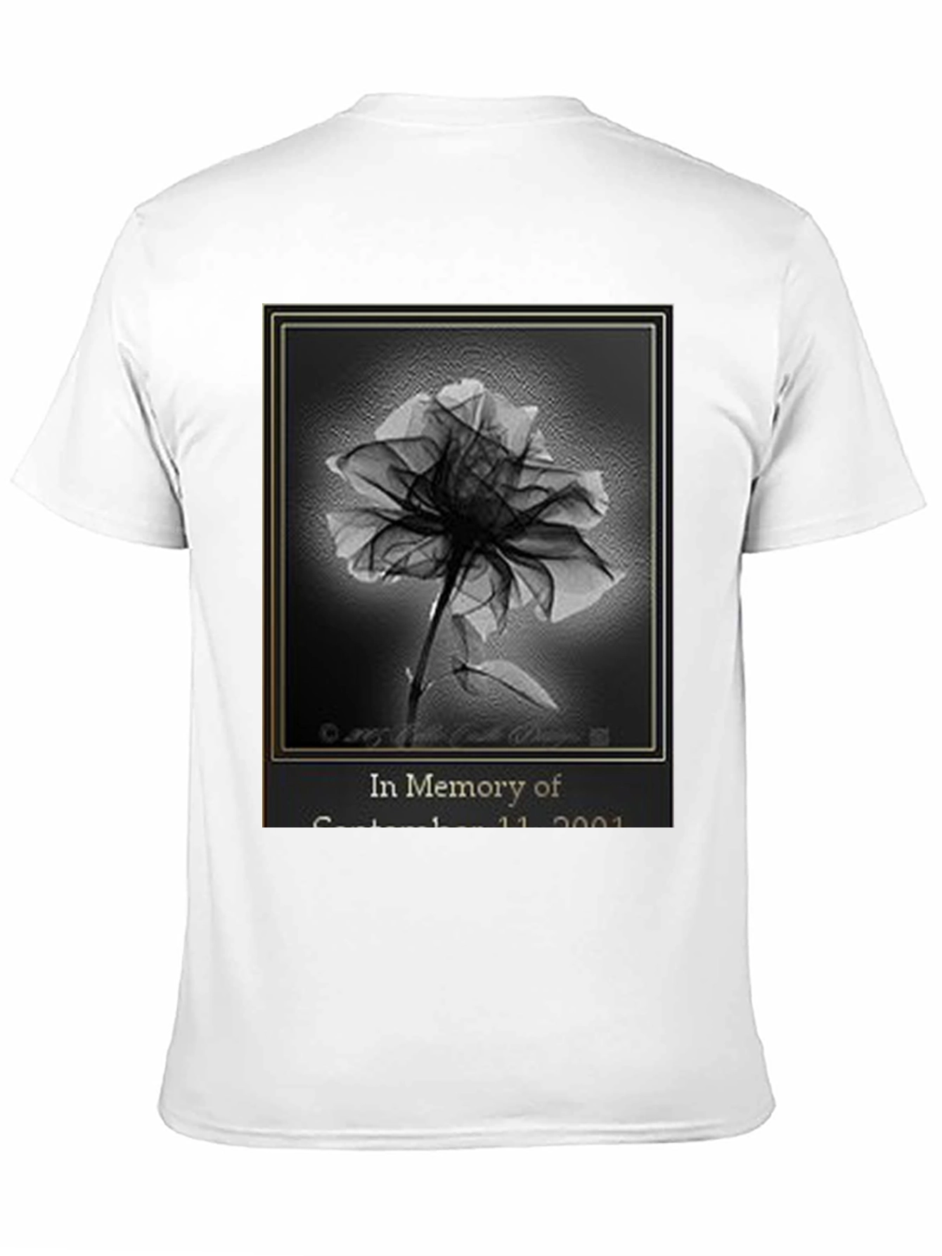 Memorial T-Shirt - 9/11 Rose Design
