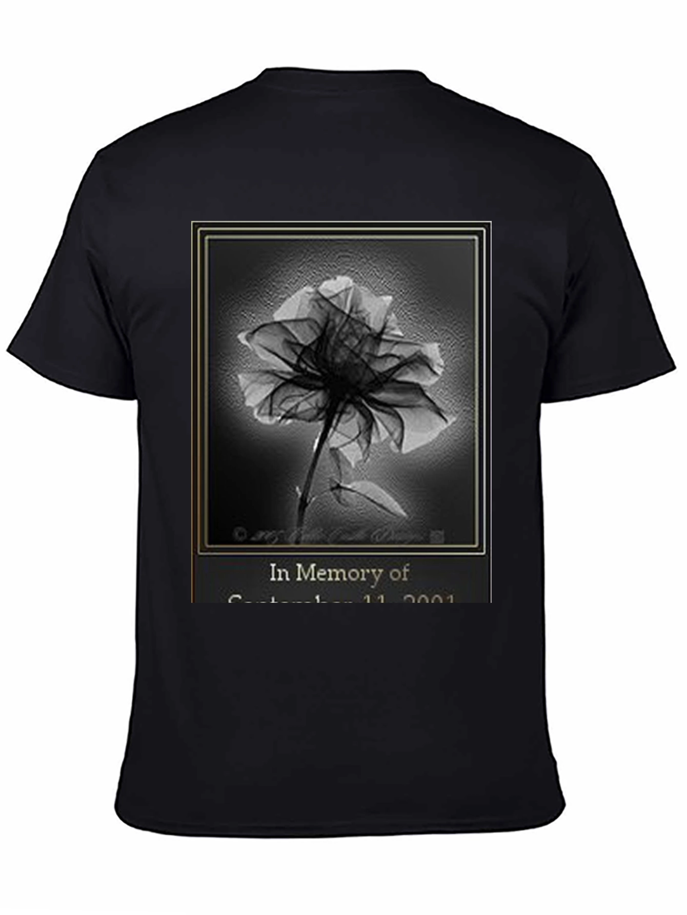 Memorial T-Shirt - 9/11 Rose Design