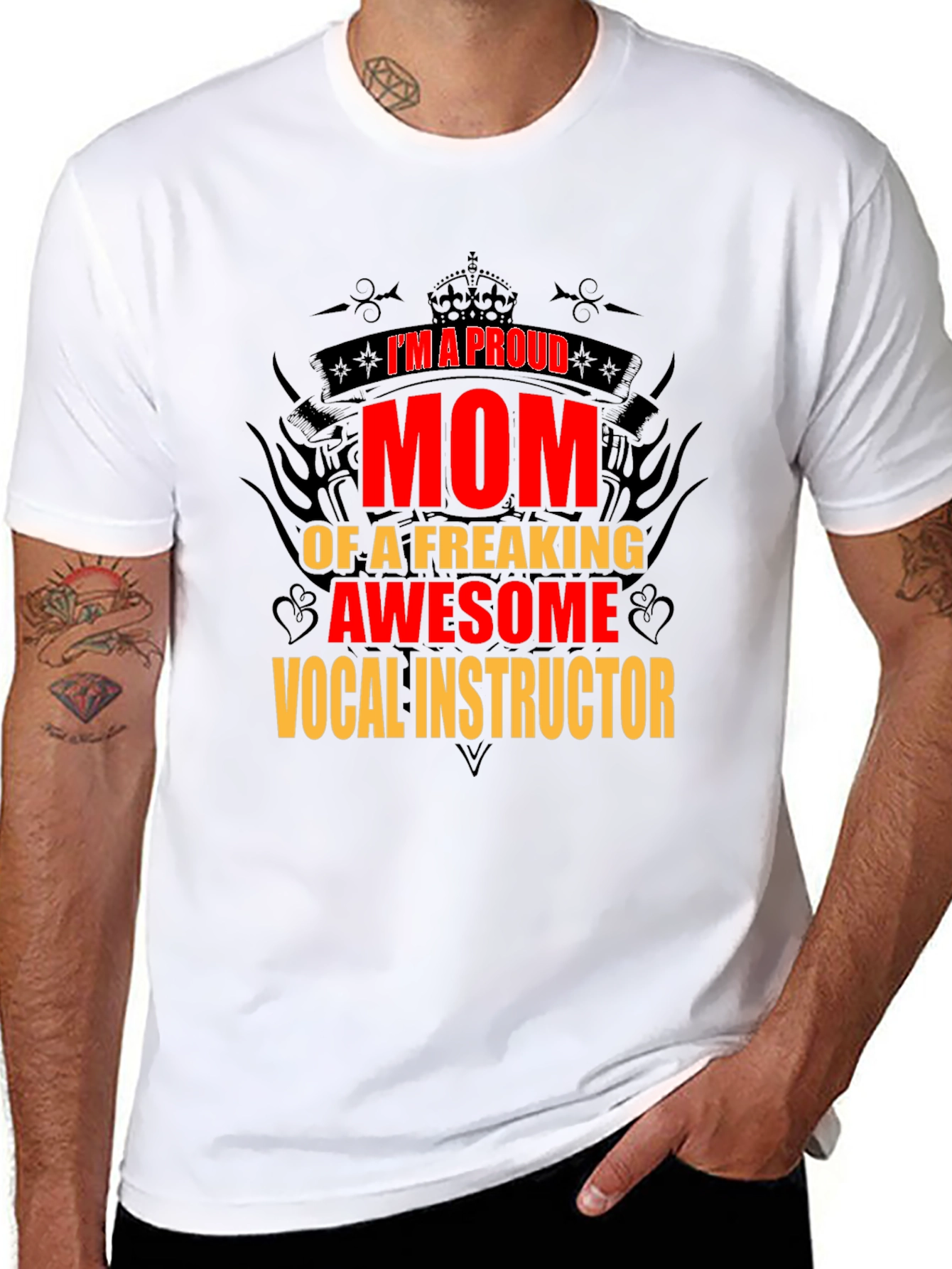 Proud Vocal Instructor Mom T-Shirt