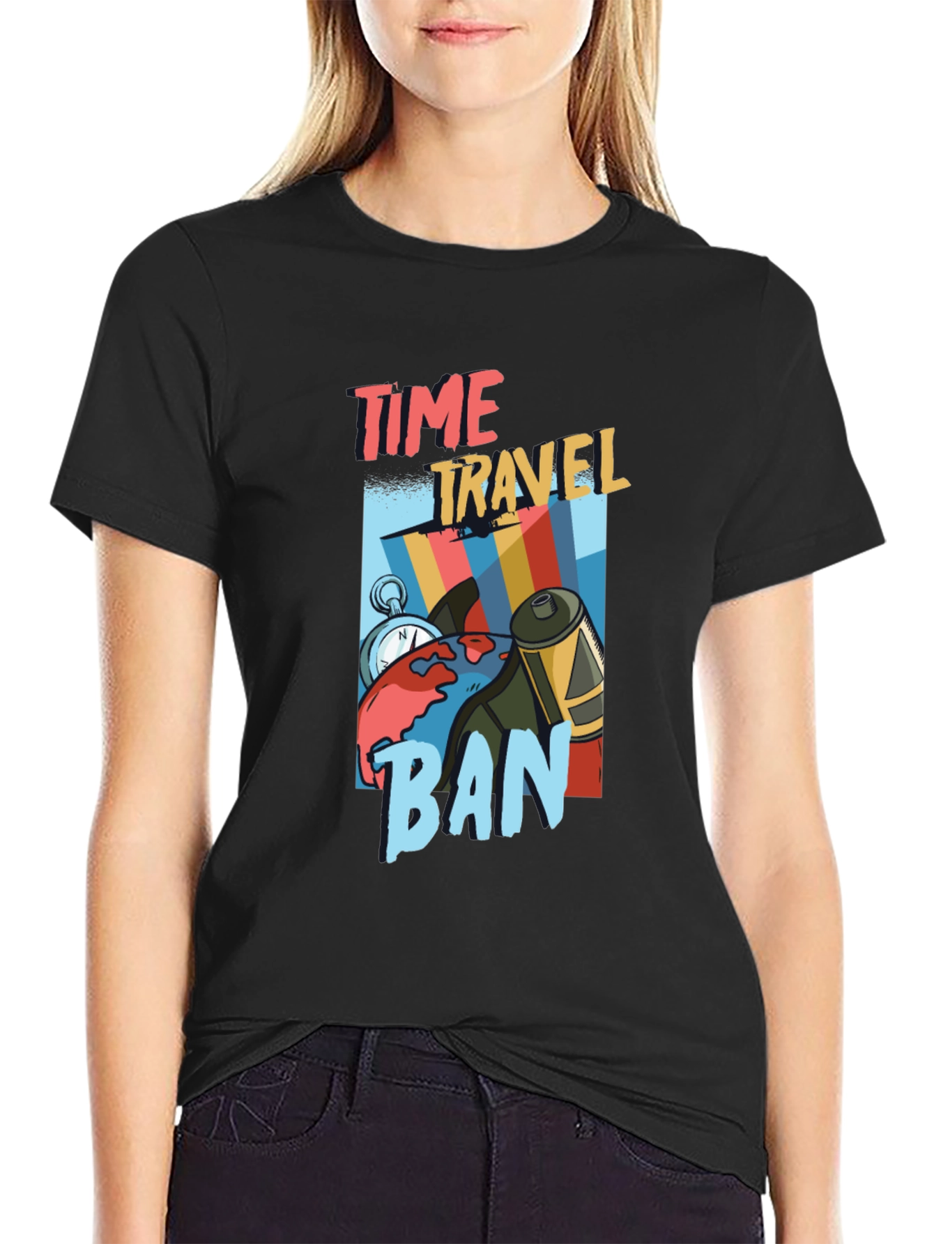 Time Travel Ban Graphic Tee