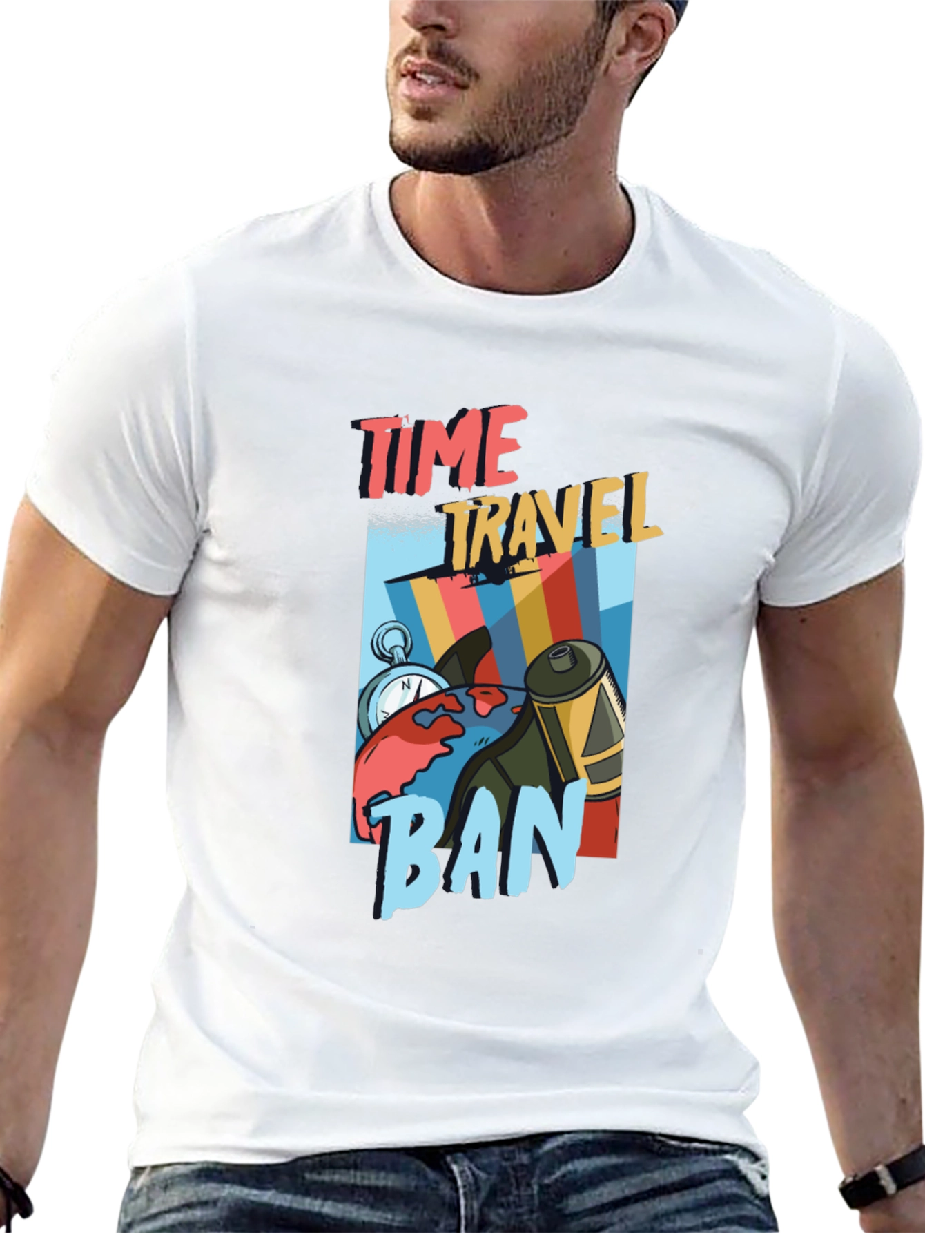 Time Travel Ban Graphic Tee