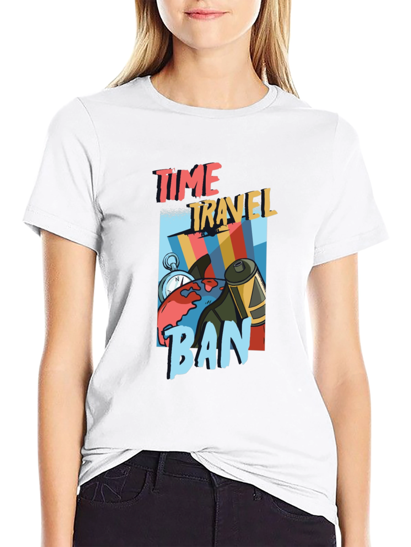 Time Travel Ban Graphic Tee