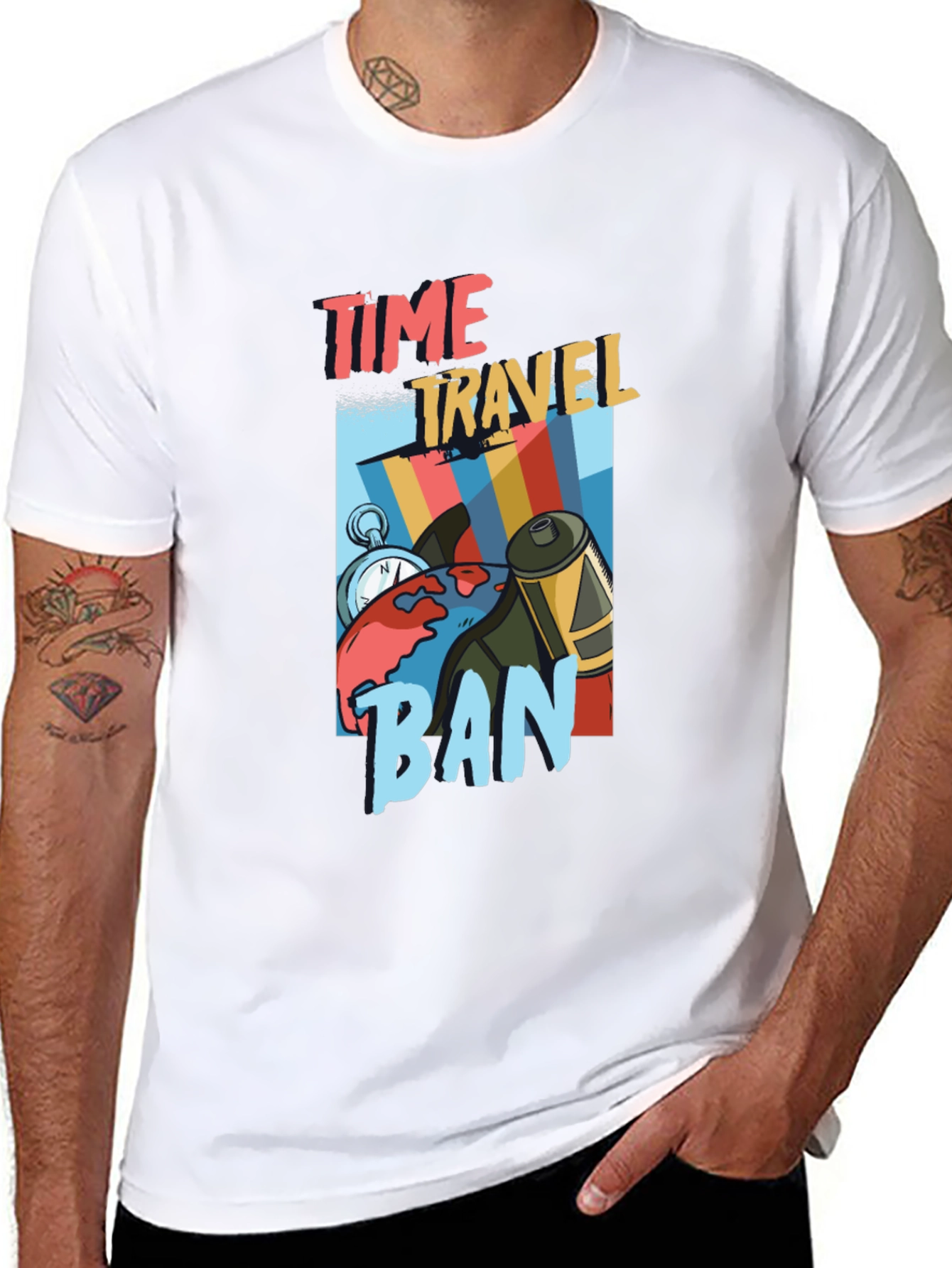 Time Travel Ban Graphic Tee