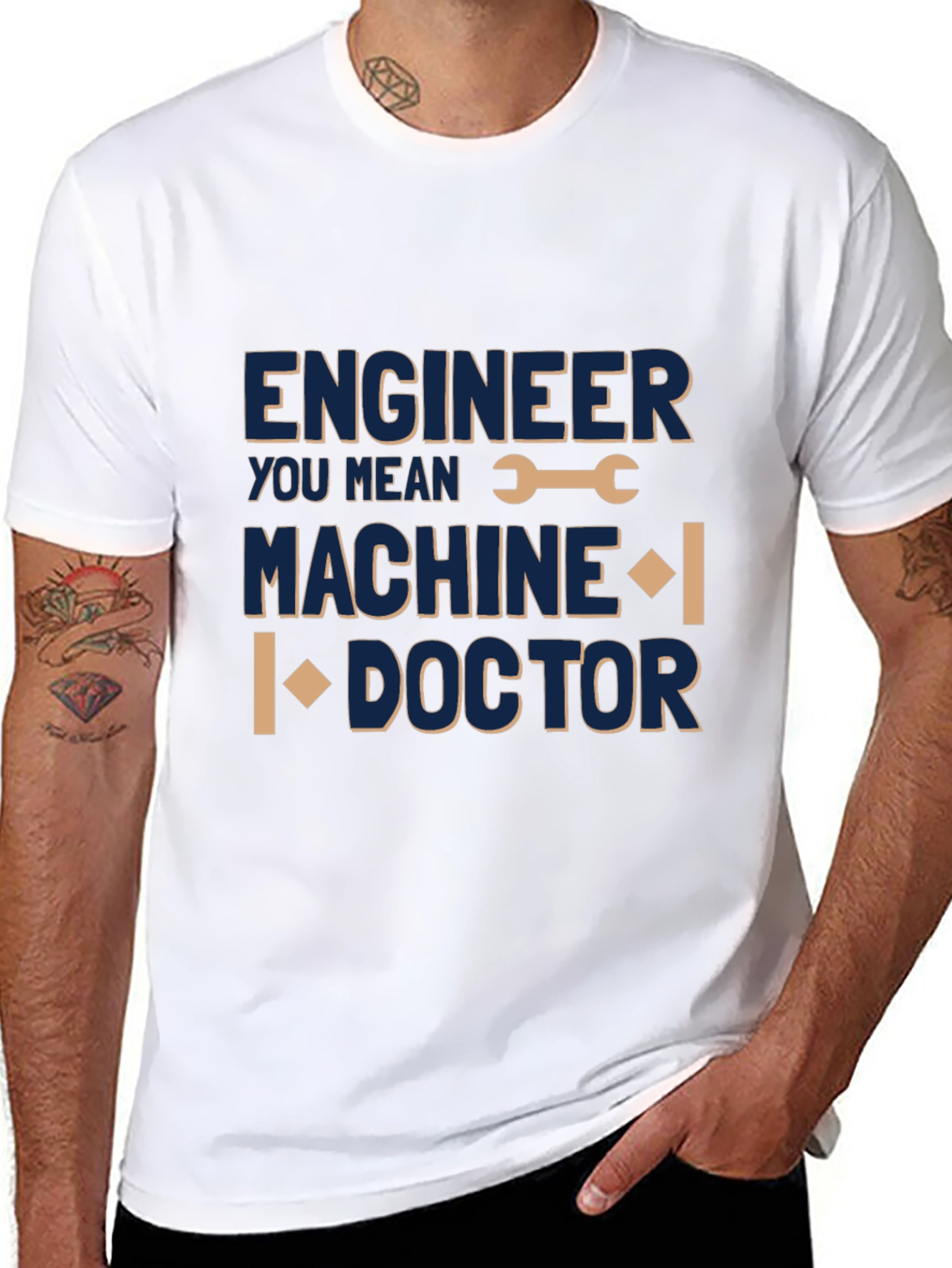 Engineer Machine Doctor Funny T-Shirt