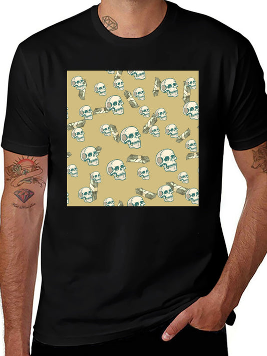 Skull & Money T-Shirt - Mens Graphic Tee