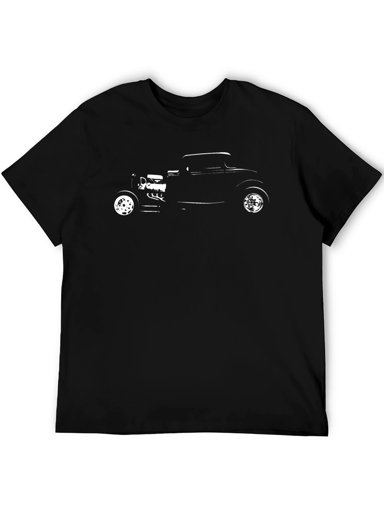 Hot Rod Car Graphic T-Shirt - Classic Automotive Design