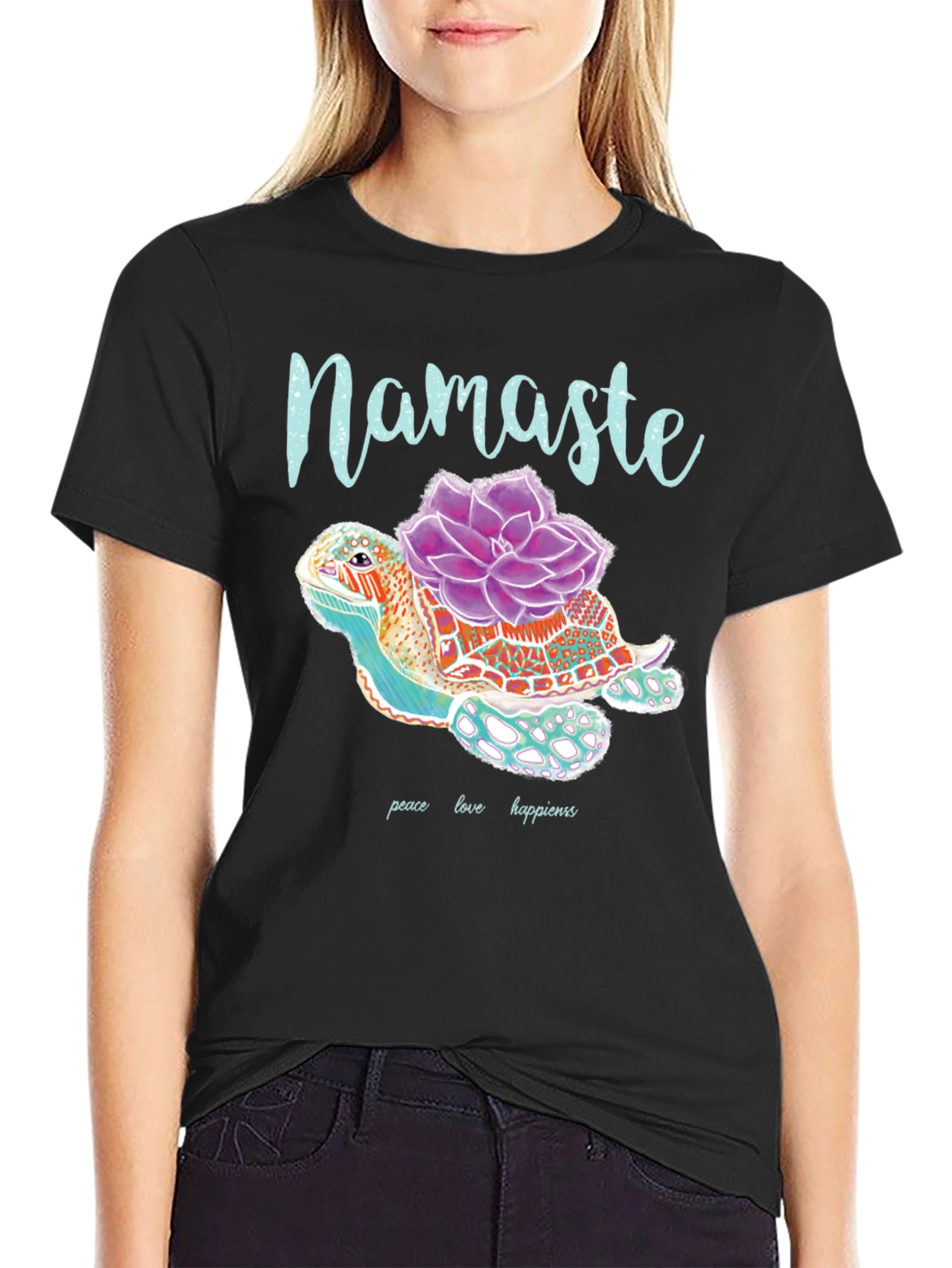 Namaste Turtle Graphic Tee