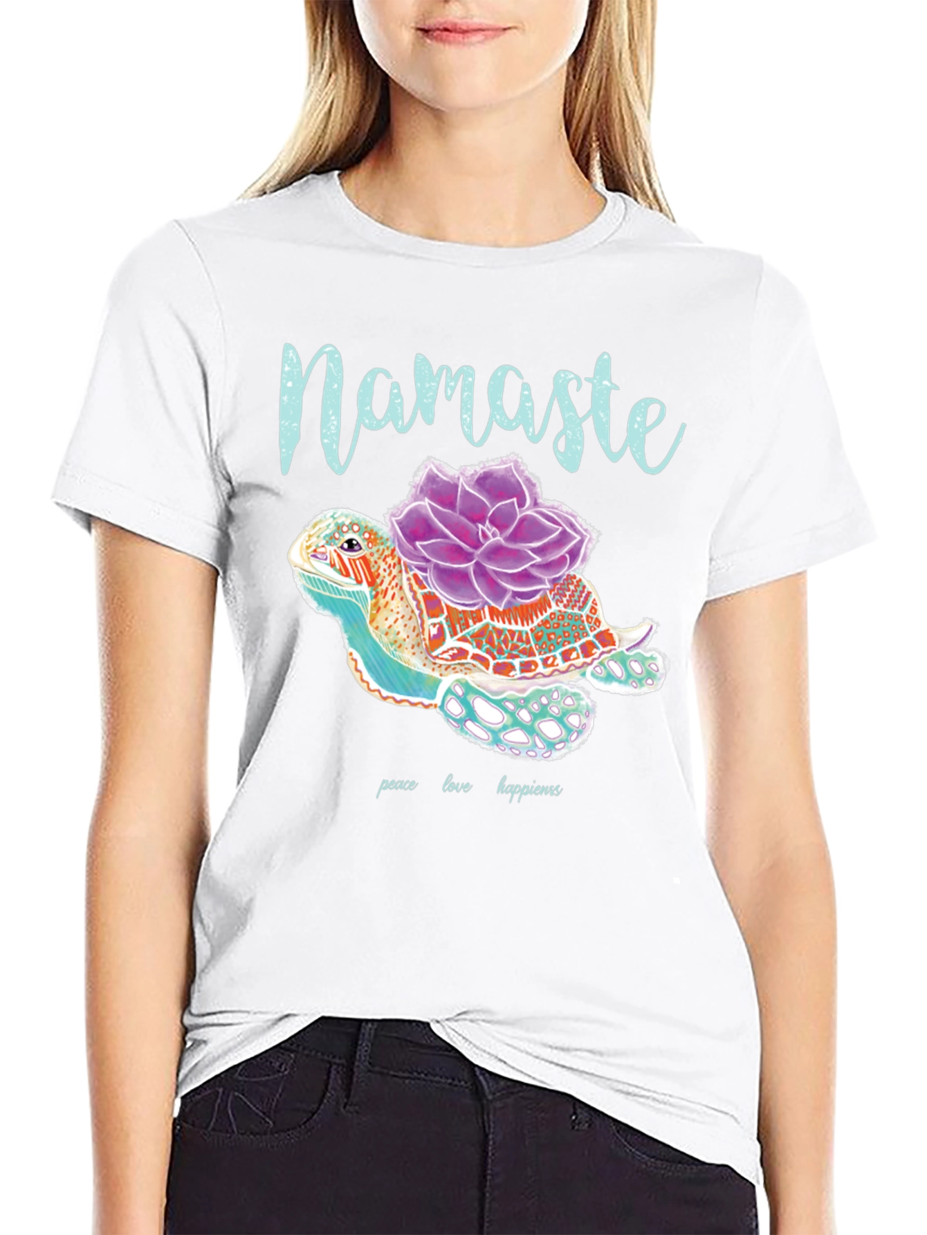 Namaste Turtle Graphic Tee