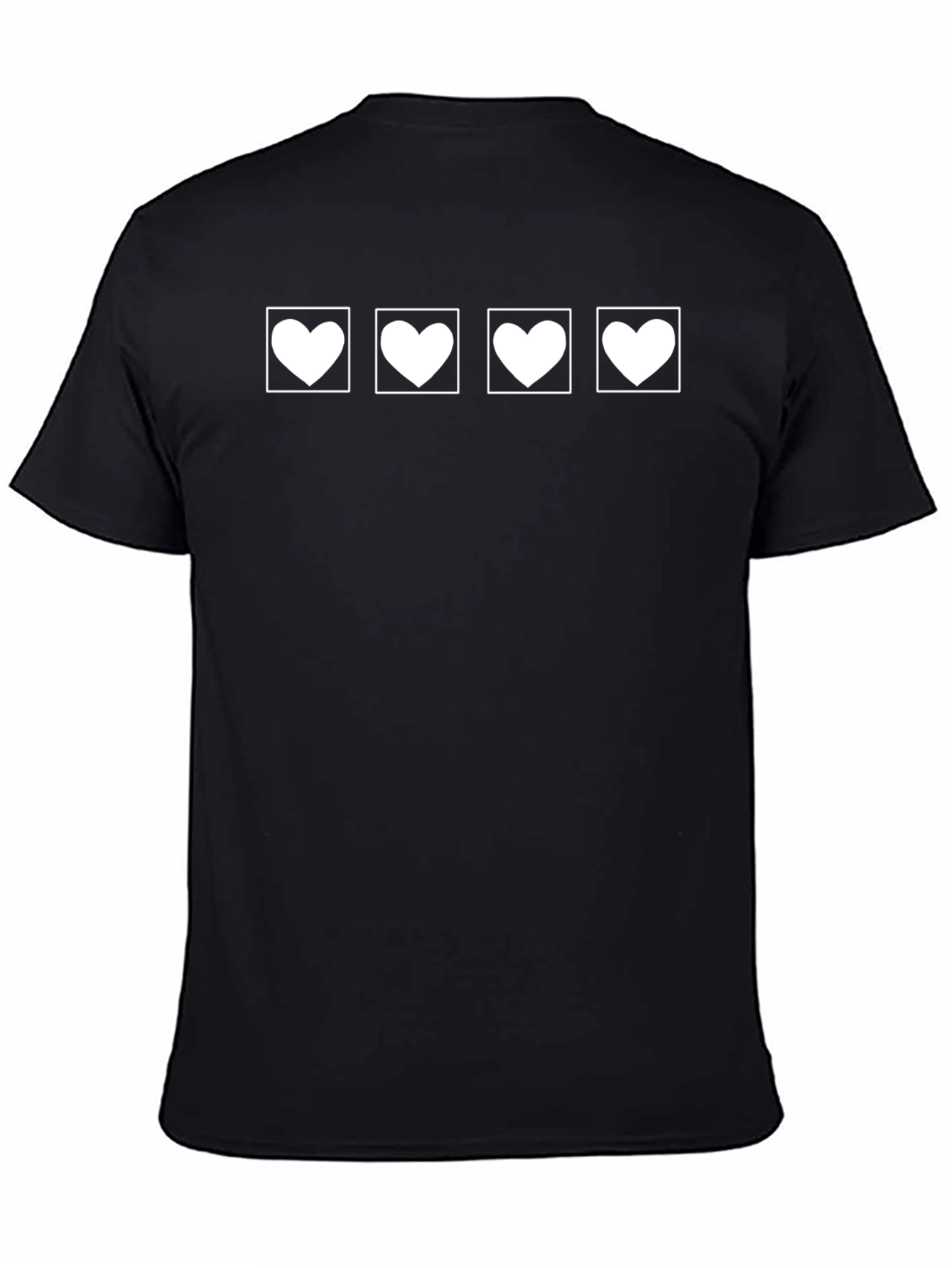 Heartbeat T-Shirt - Four Hearts Graphic Tee
