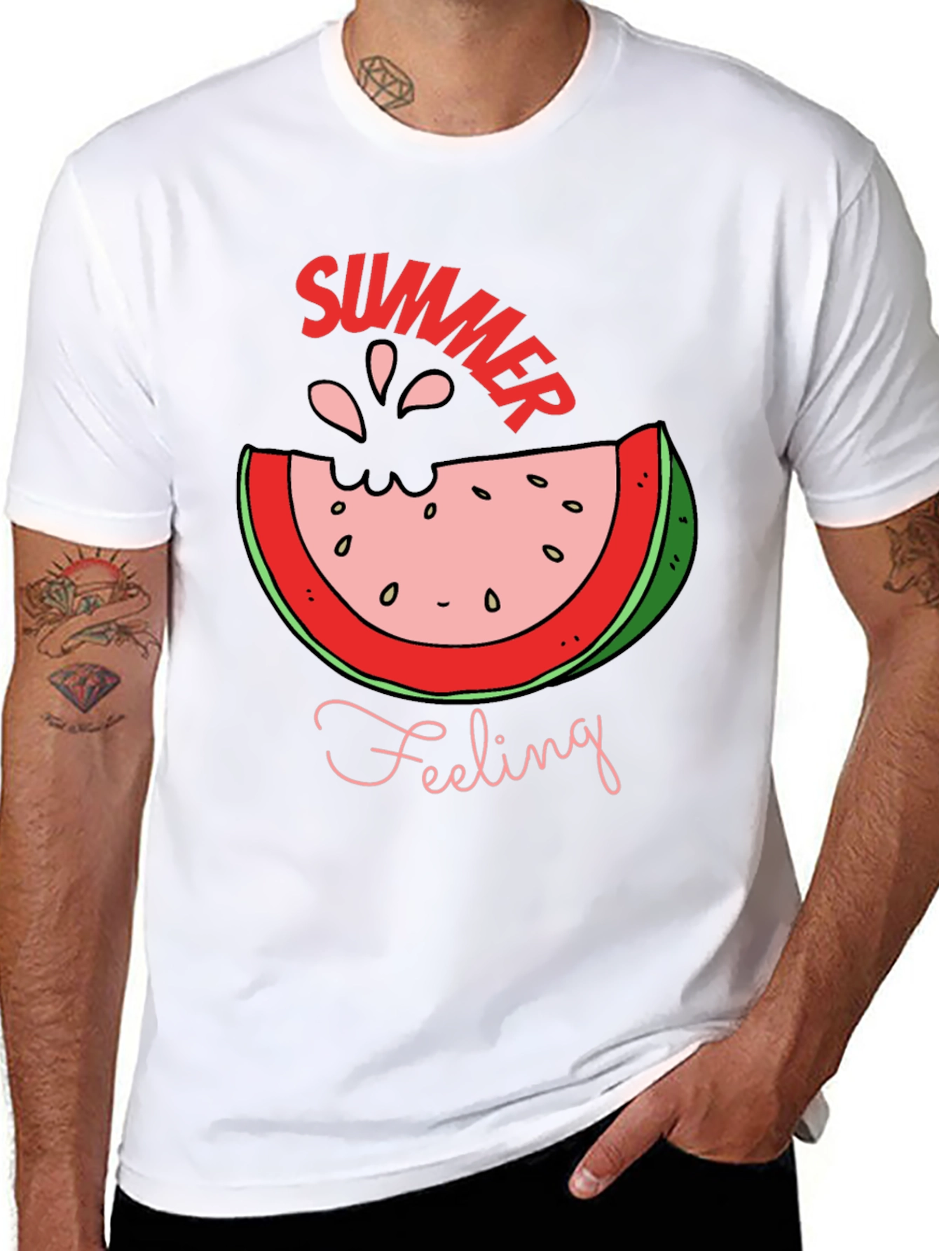 Summer Feeling T-Shirt - Watermelon Design
