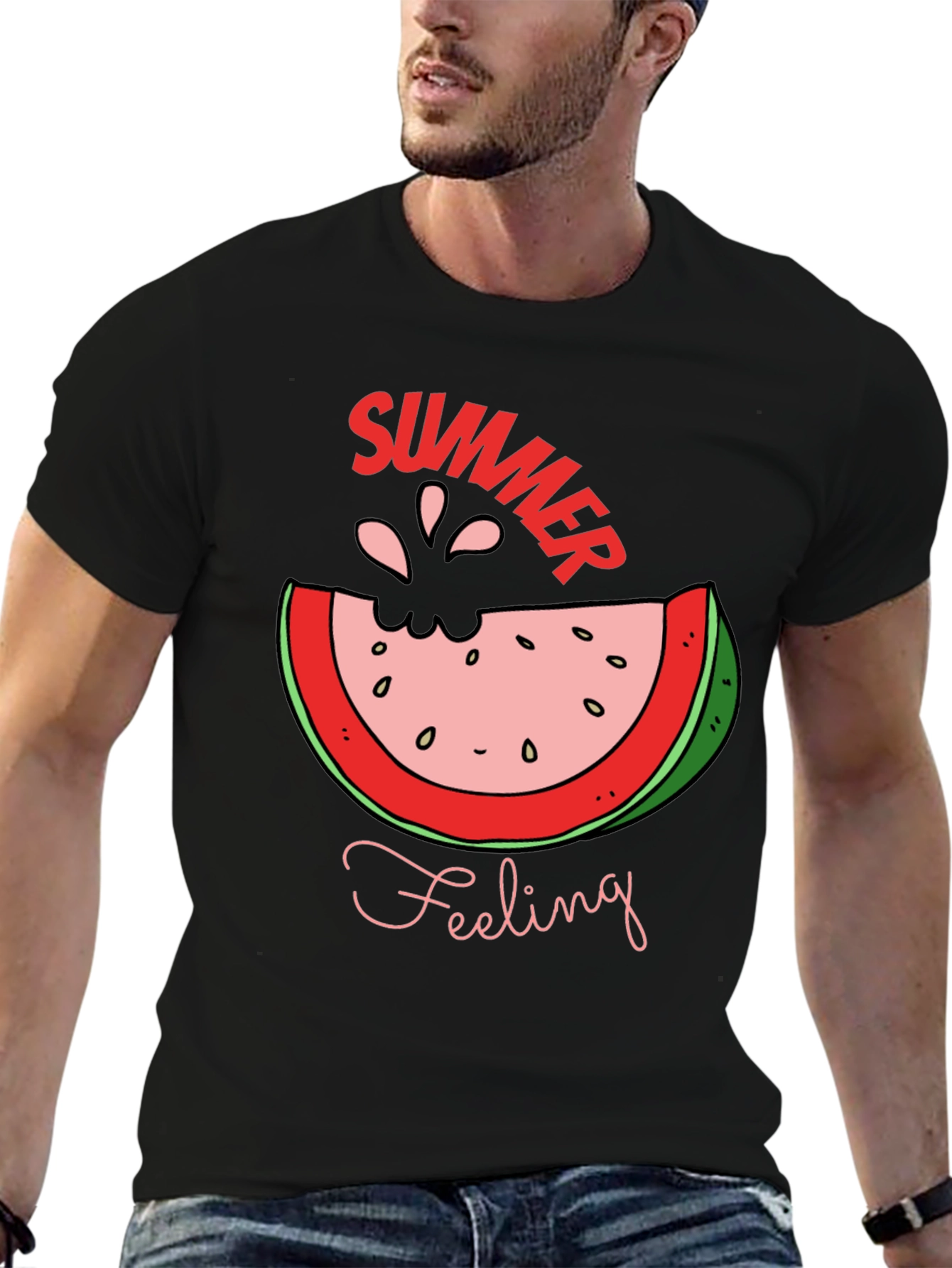 Summer Feeling T-Shirt - Watermelon Design