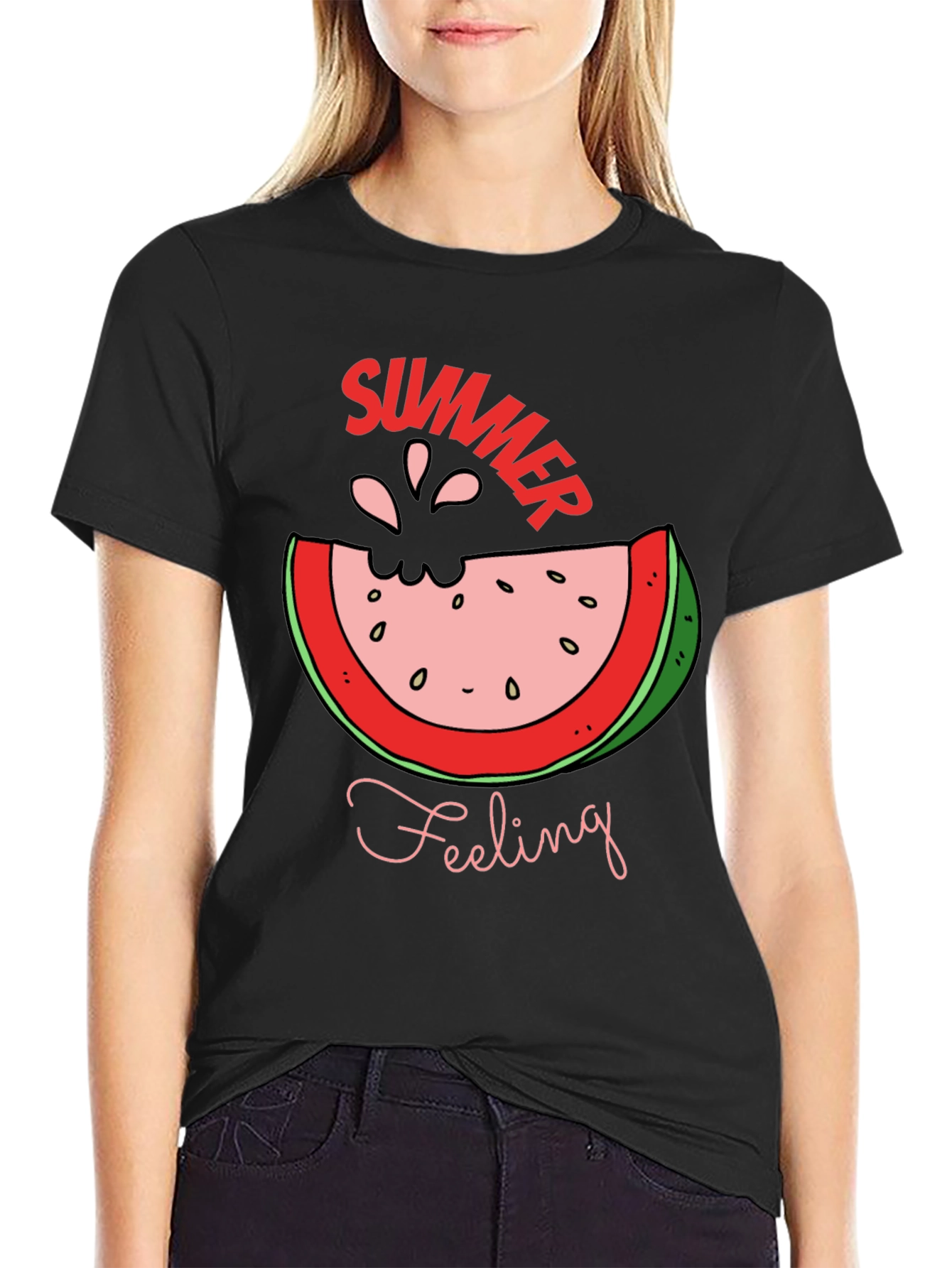 Summer Feeling T-Shirt - Watermelon Design