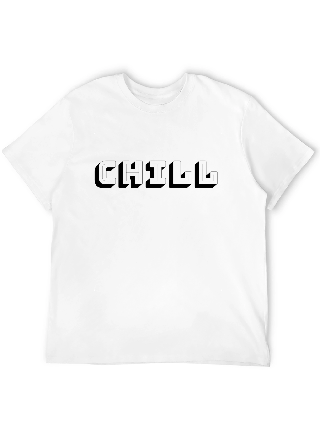 Chill Black Graphic Tee