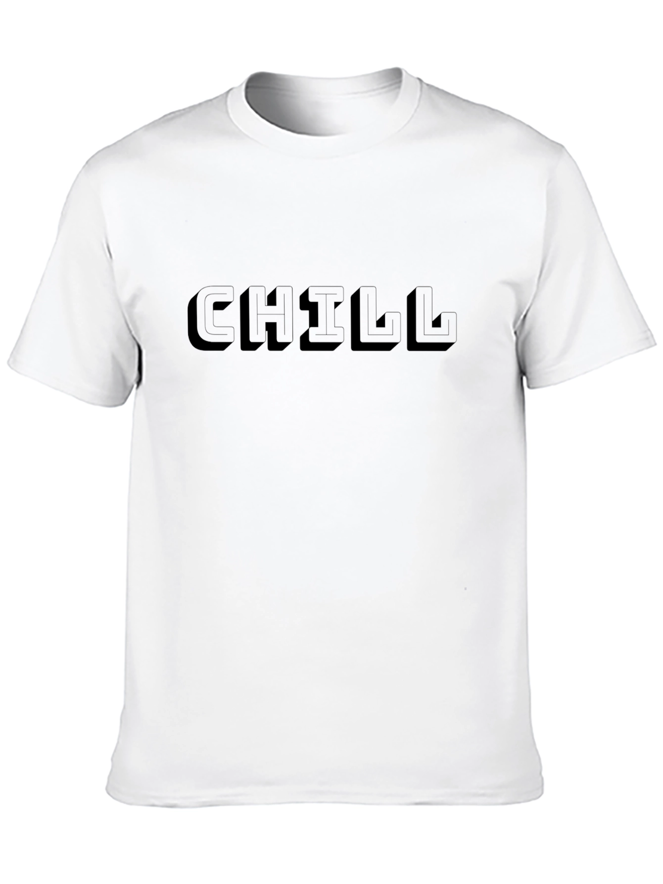 Chill Black Graphic Tee