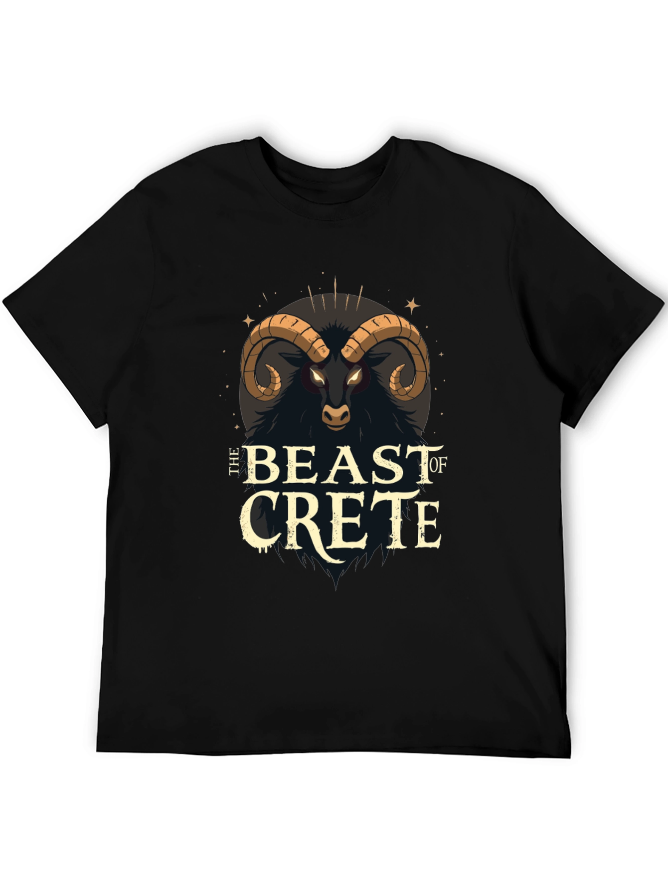 Beast of Crete Graphic T-Shirt - Black