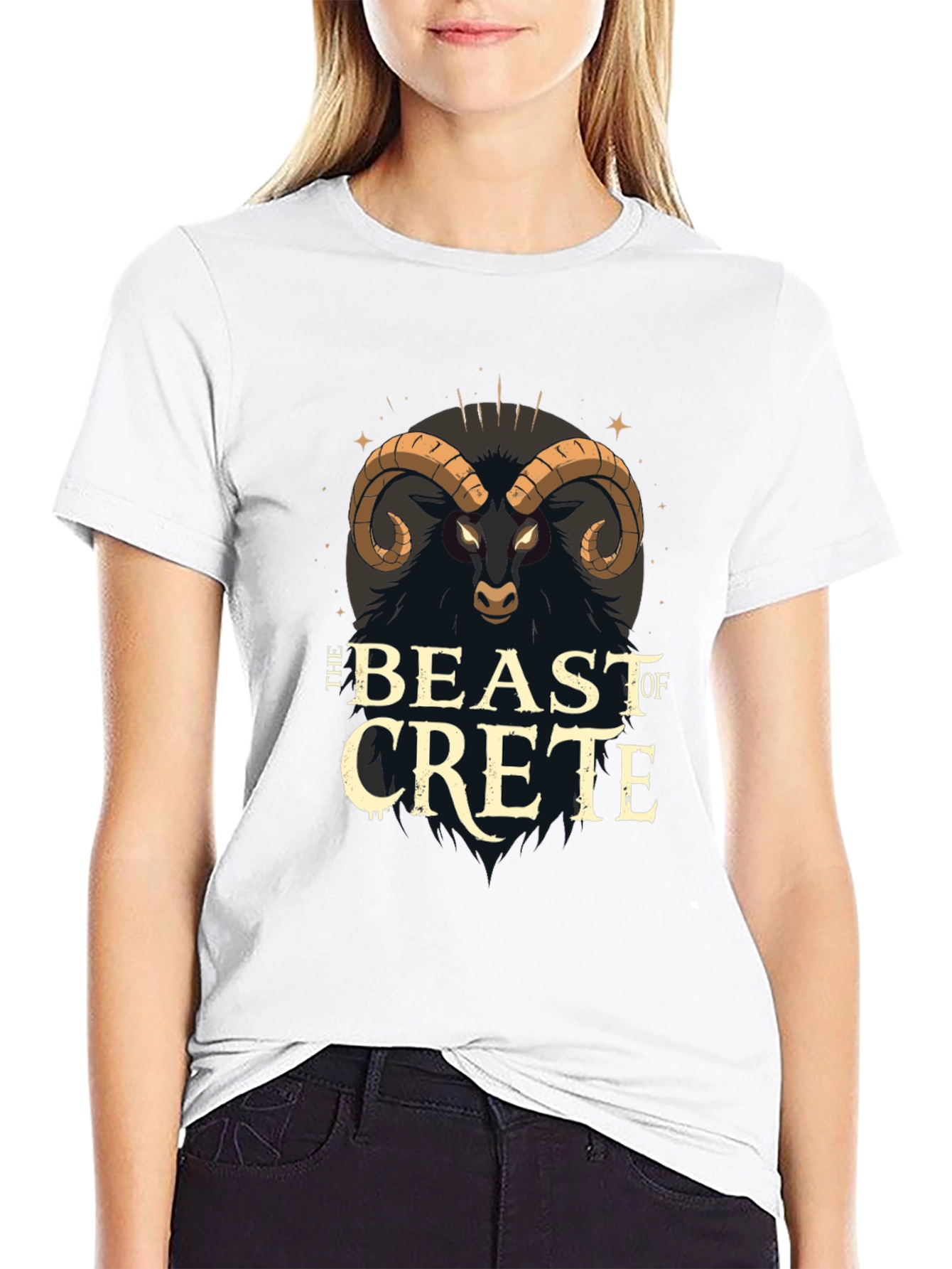 Beast of Crete Graphic T-Shirt - Black