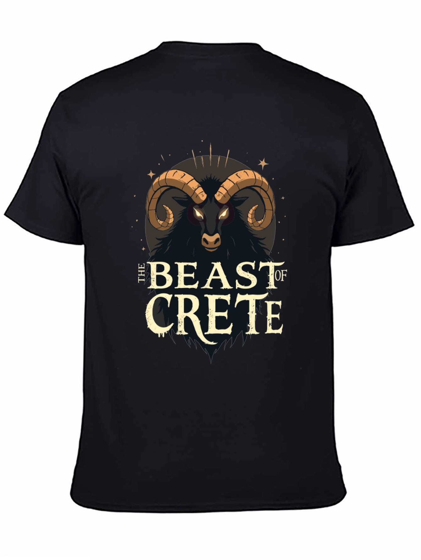 Beast of Crete Graphic T-Shirt - Black