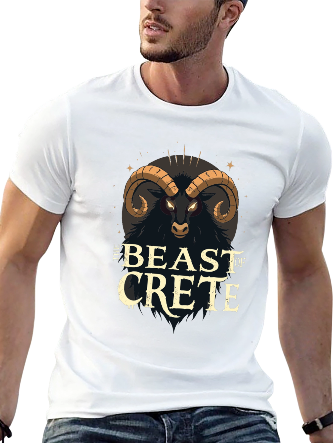 Beast of Crete Graphic T-Shirt - Black
