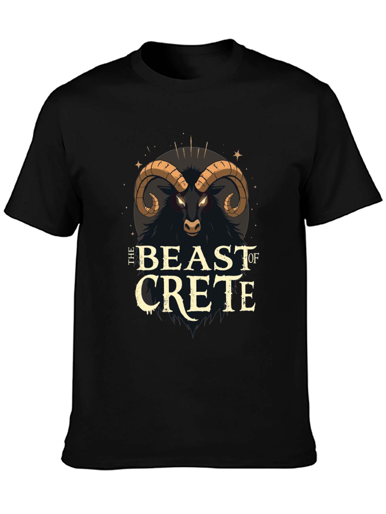 Beast of Crete Graphic T-Shirt - Black