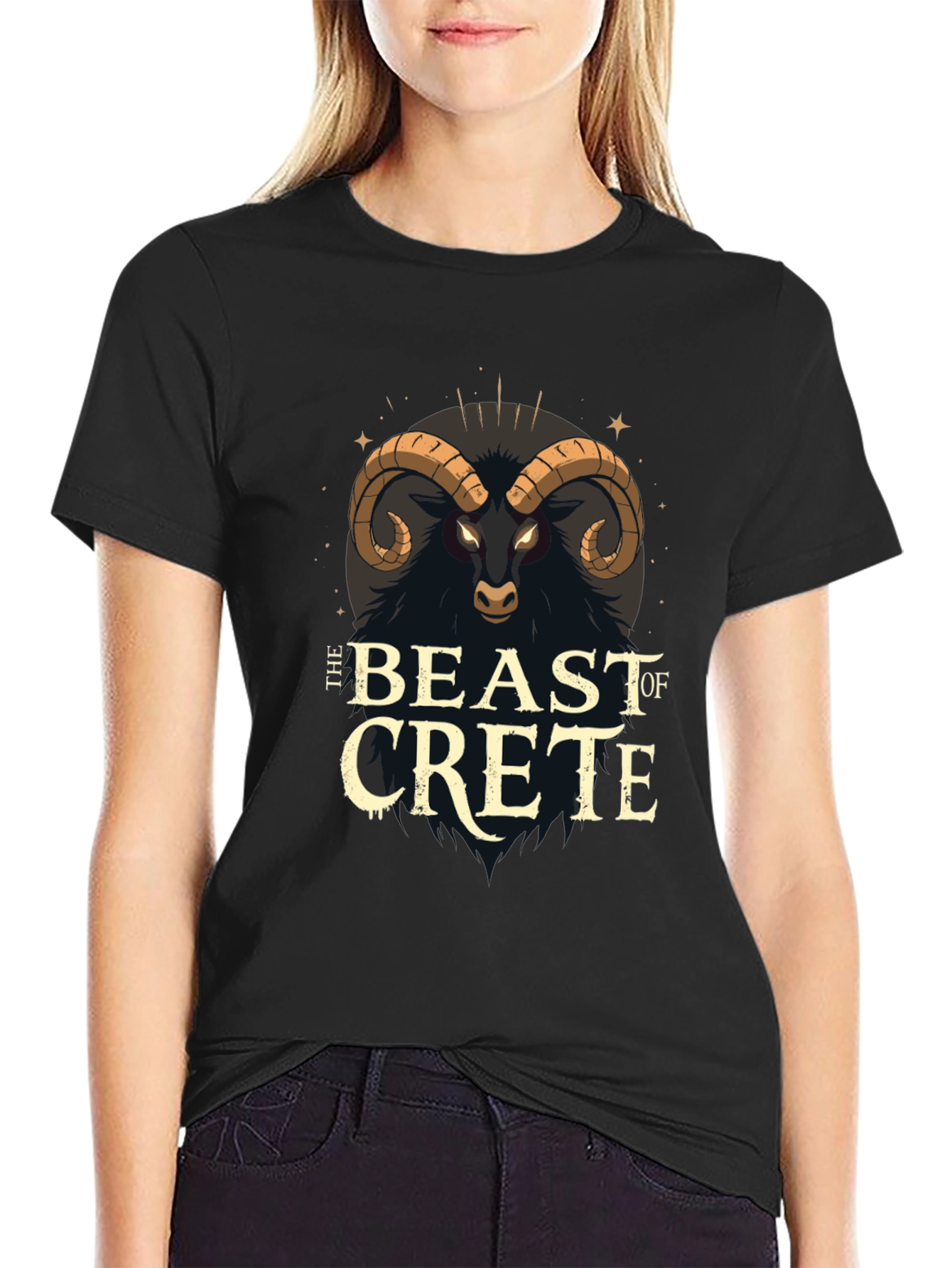 Beast of Crete Graphic T-Shirt - Black